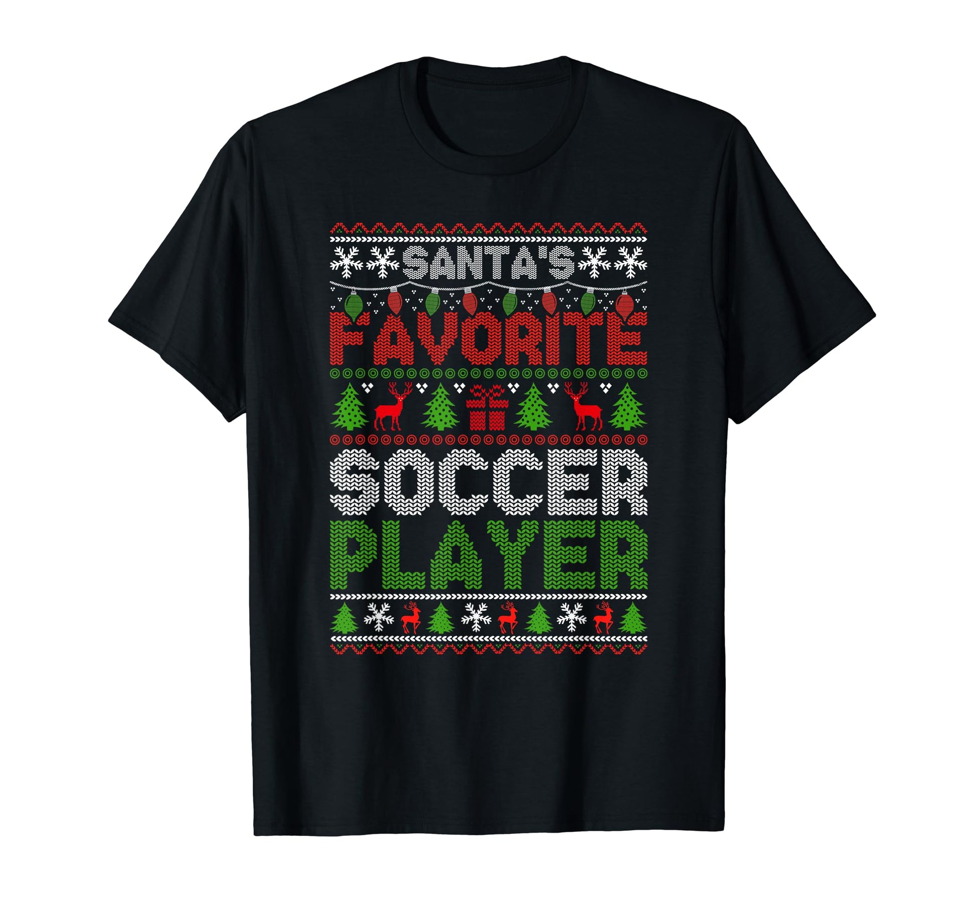 Ugly Sweaters Soccer Player T-Shirt - Streetwear Style Men Women - T-Shirt, Sweatshirt, Hoodie