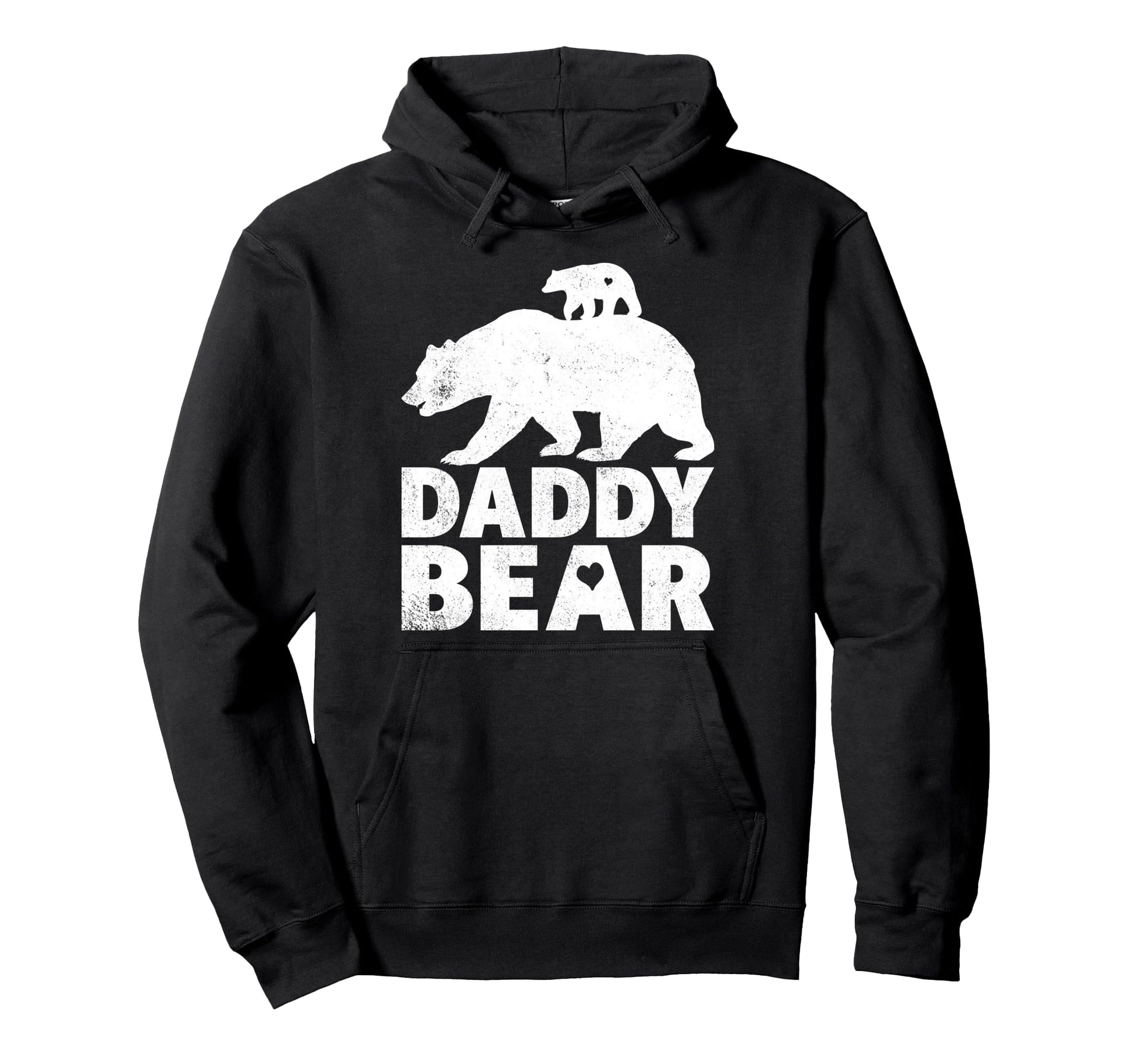 Daddy Bear Father Cub Animal Family Love Hoodie - Unique Graphic Men Women - T-Shirt, Sweatshirt, Hoodie