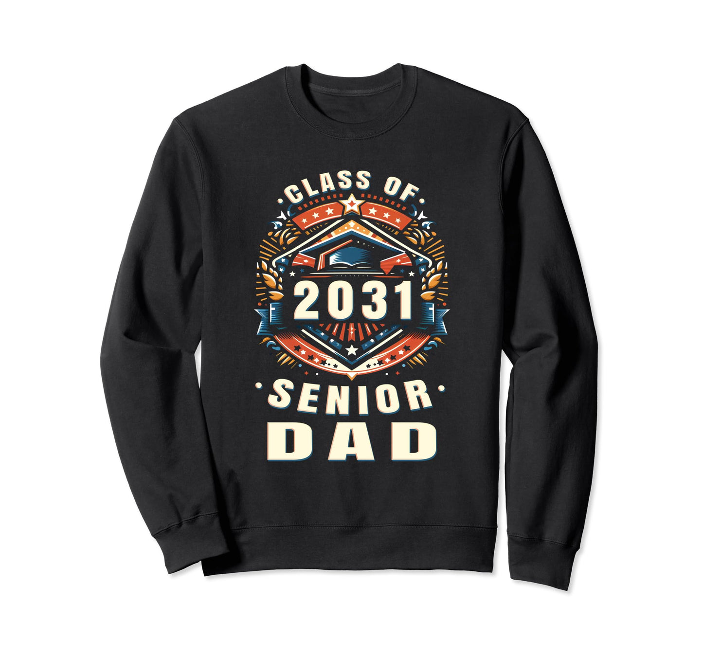 Proud Dad Class 2031 Dad 2031 Sweatshirt - Custom Art Print for Adults - T-Shirt, Sweatshirt, Hoodie