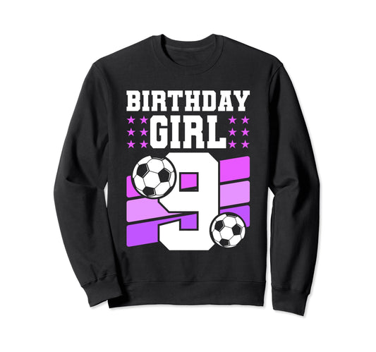 9 Years Old 9Th Birthday Gift Bday Sweatshirt - Custom Art Print Unisex - T-Shirt, Sweatshirt, Hoodie