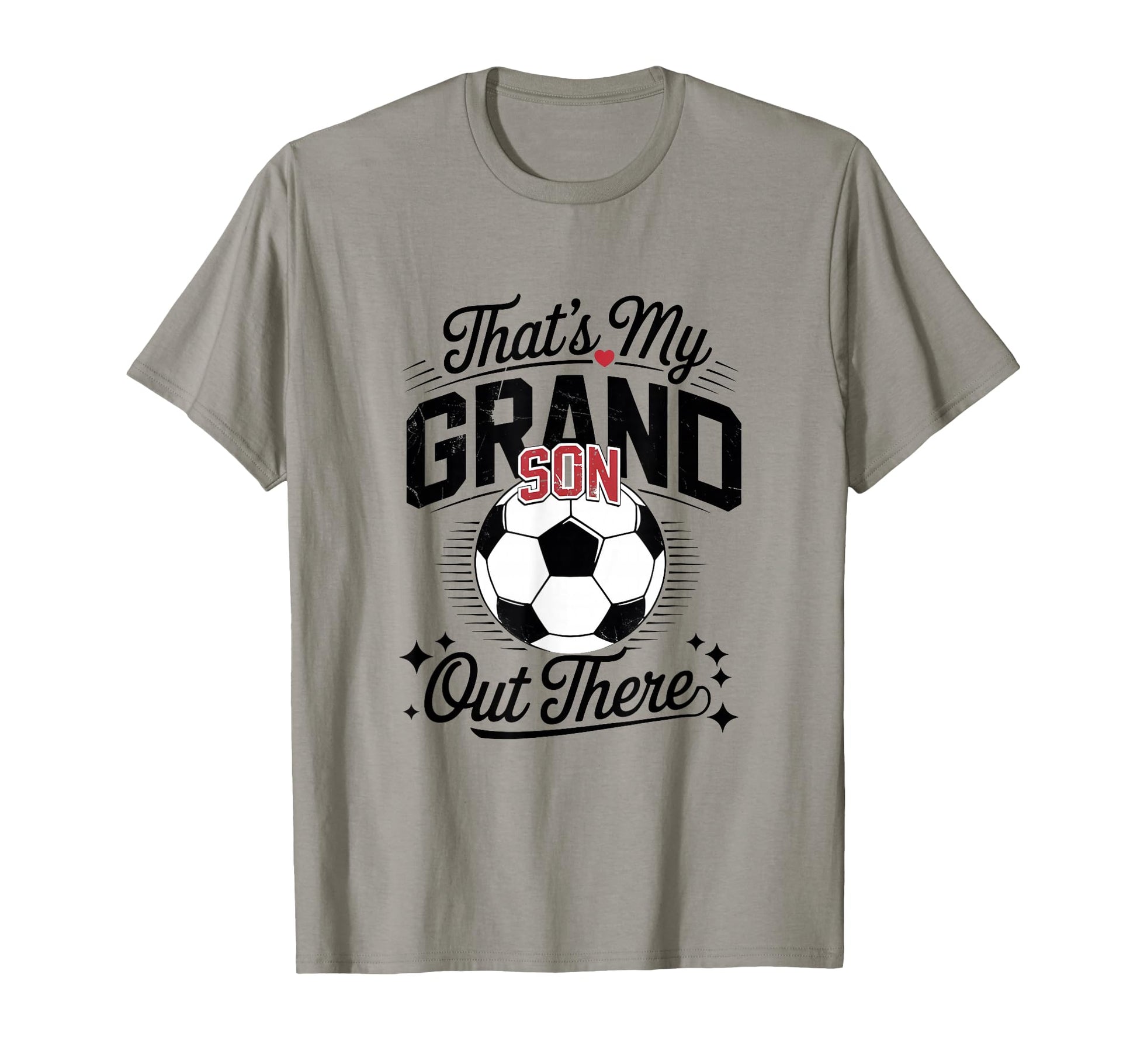 Thats My Grandson Out There Soccer T-Shirt - Unique Graphic for Adults - T-Shirt, Sweatshirt, Hoodie