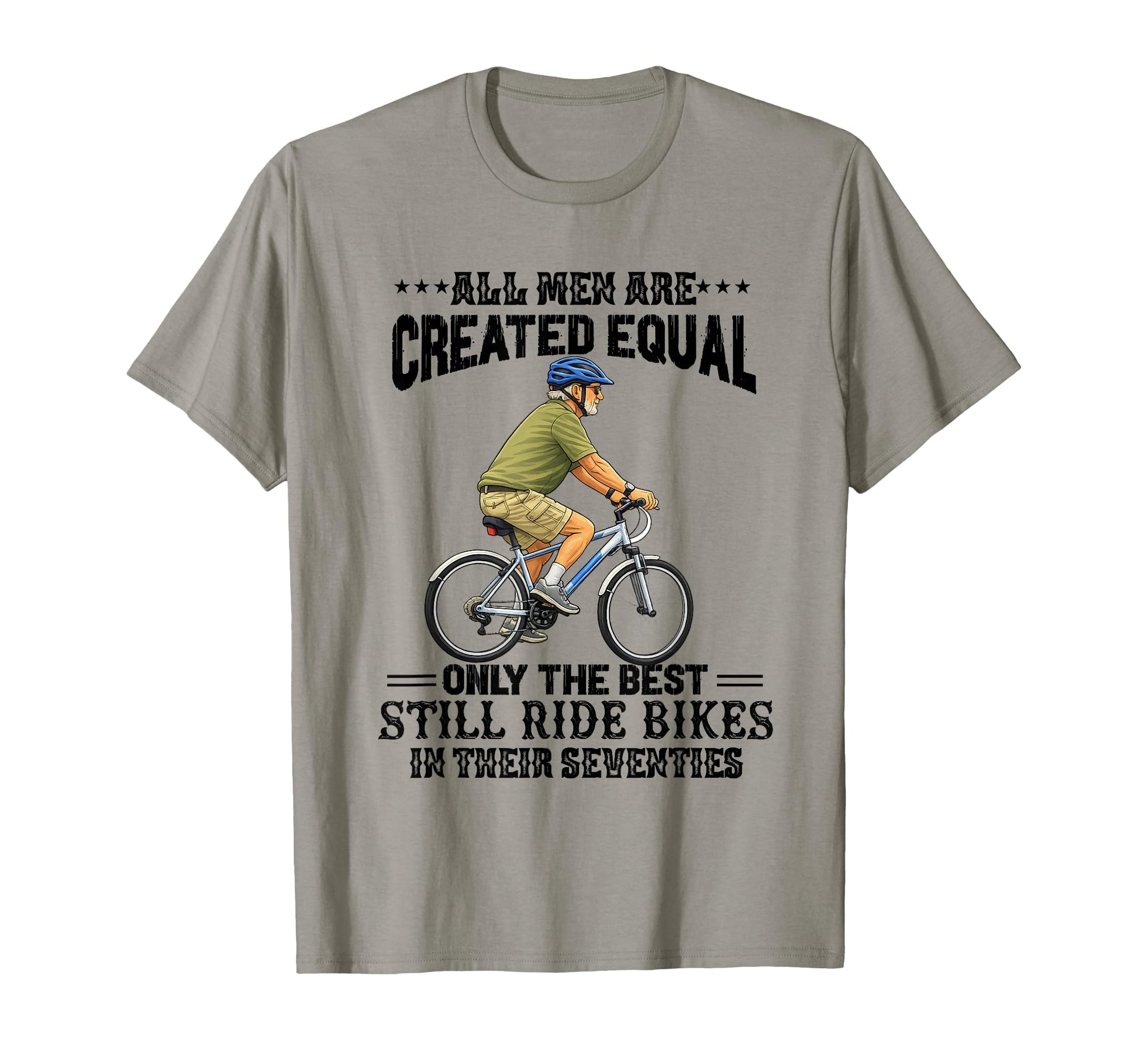 All Are Created Equal Biking Cyclist T-Shirt - Trendy Graphic Men Women - T-Shirt, Sweatshirt, Hoodie
