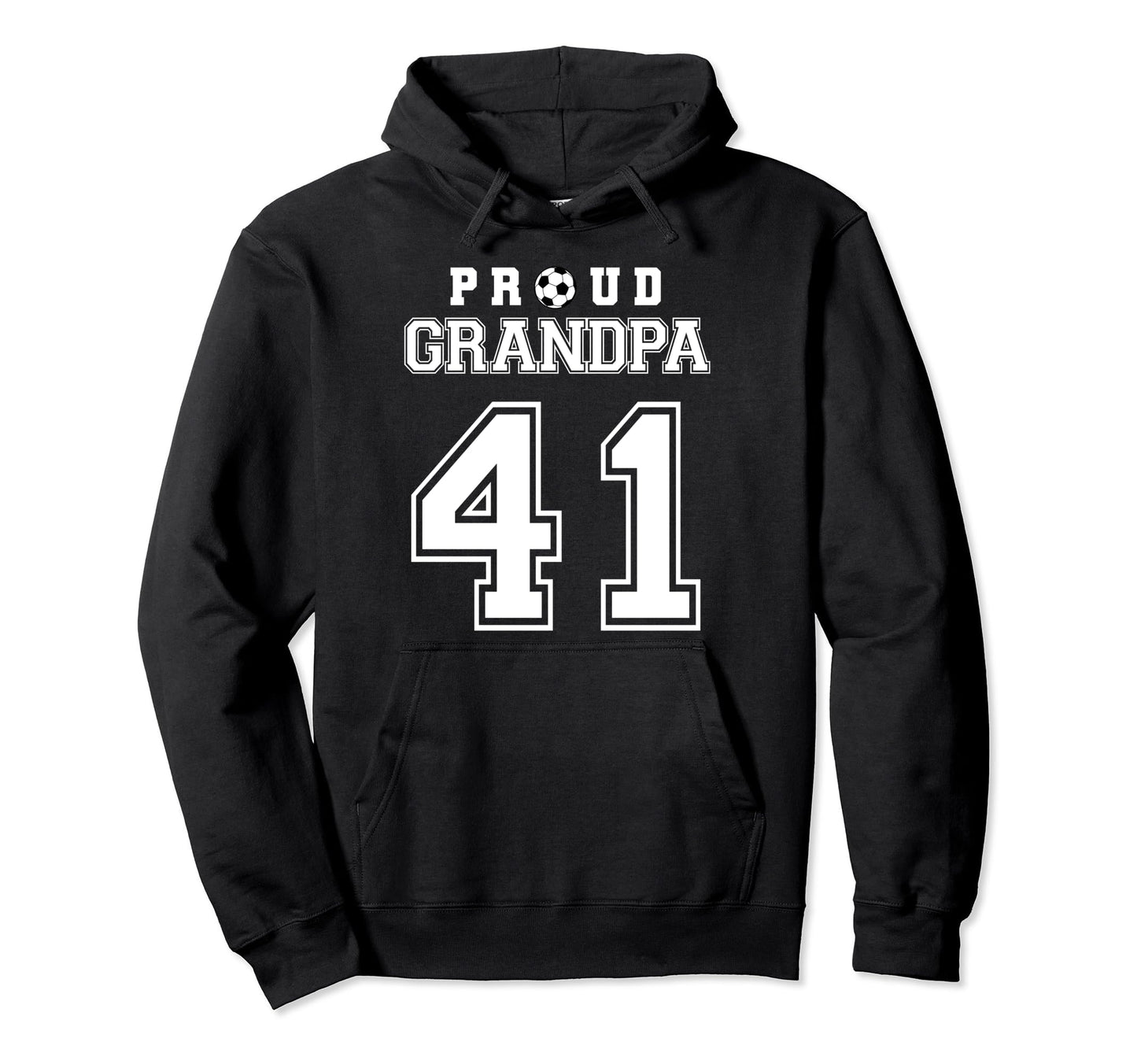 Number 41 Custom Proud Soccer Futbol Hoodie - Novelty Apparel Unisex - T-Shirt, Sweatshirt, Hoodie