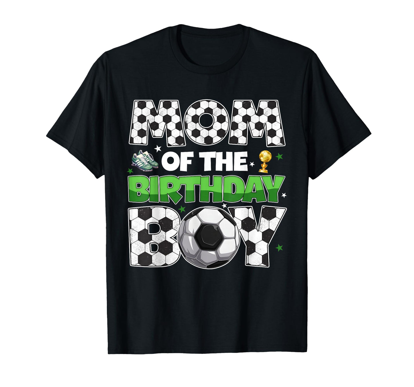 Mom Birthday Soccer Party Family T-Shirt - Custom Art Print for Adults - T-Shirt, Sweatshirt, Hoodie
