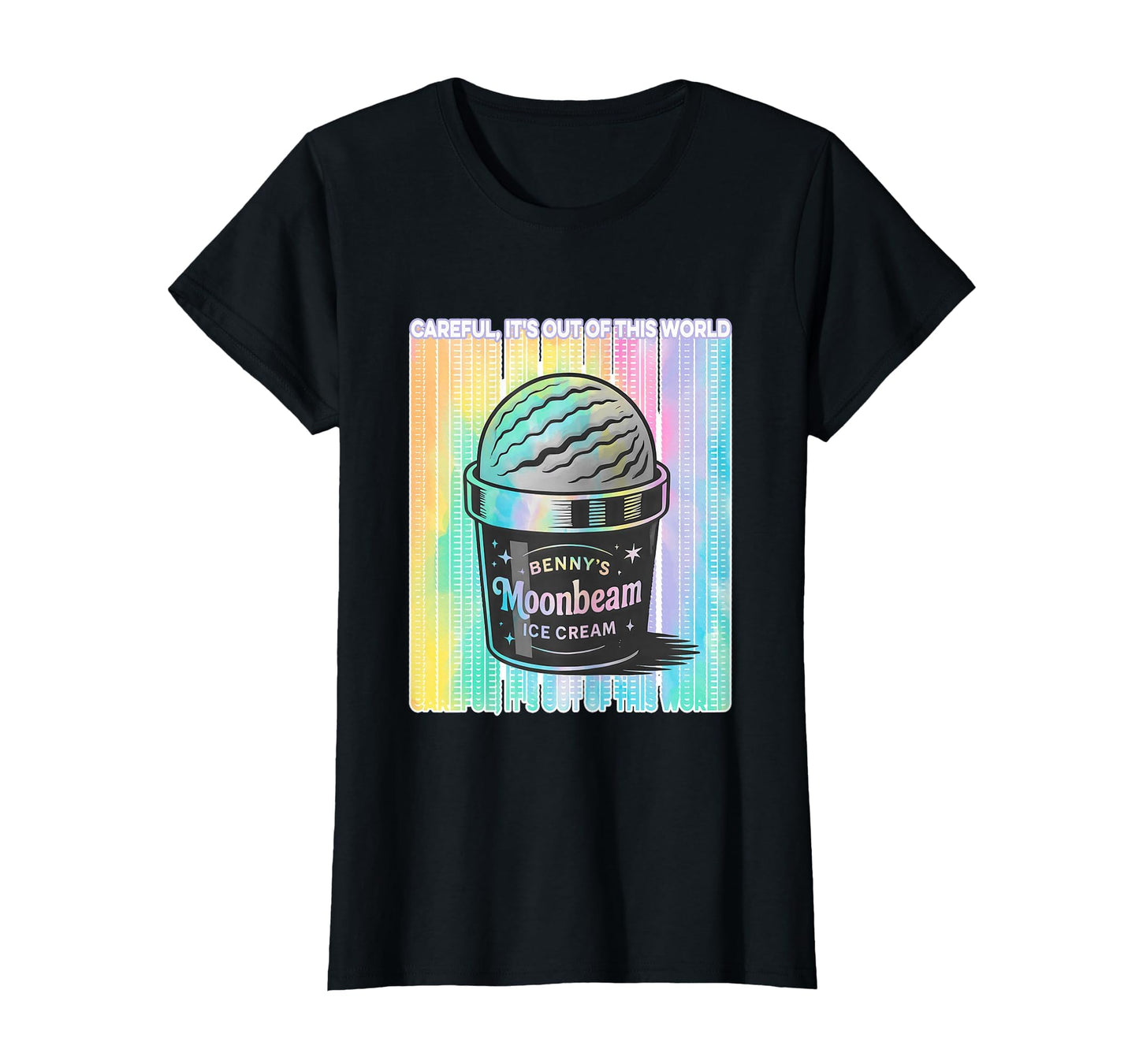 Moonbeam Ice Cream Truck Double Scoop T-Shirt - Graphic Print Men Women - T-Shirt, Sweatshirt, Hoodie
