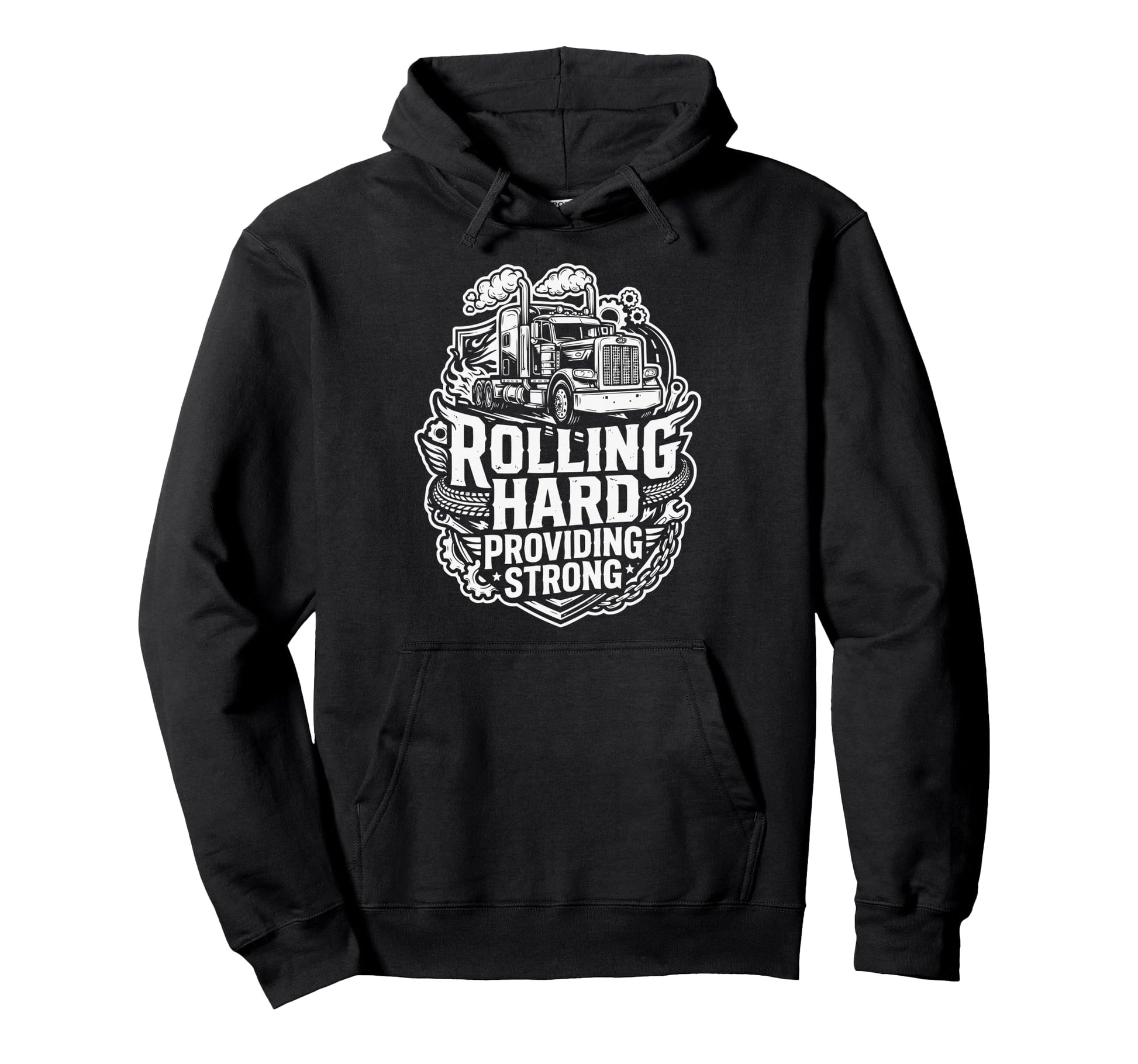 Truck Driver Dad Trucker Daddy Truck Hoodie - Aesthetic Graphic for Adults - T-Shirt, Sweatshirt, Hoodie