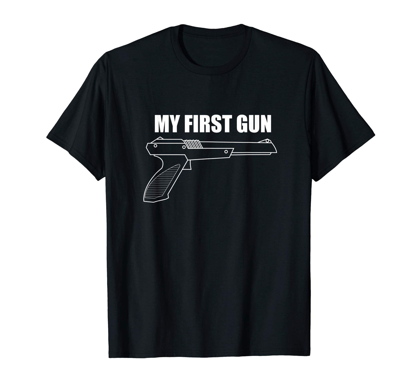 My First Gun Gamer Dad T-Shirt - Graphic Print Unisex - T-Shirt, Sweatshirt, Hoodie
