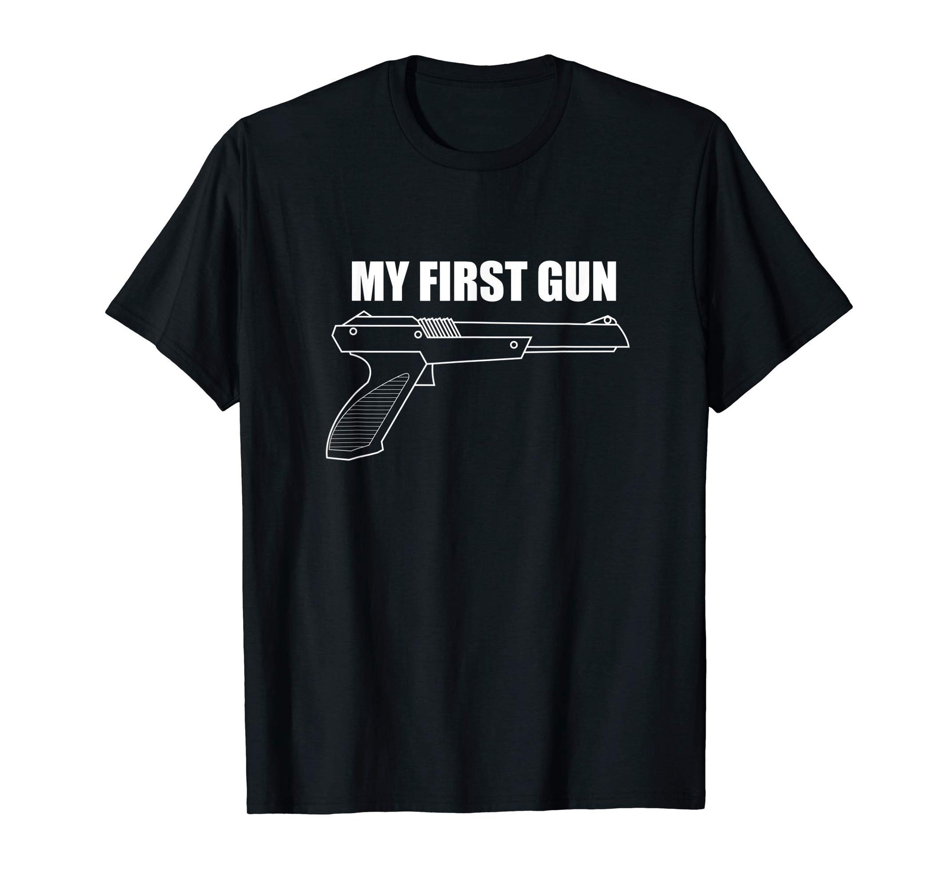 My First Gun Gamer Dad T-Shirt - Graphic Print Unisex - T-Shirt, Sweatshirt, Hoodie