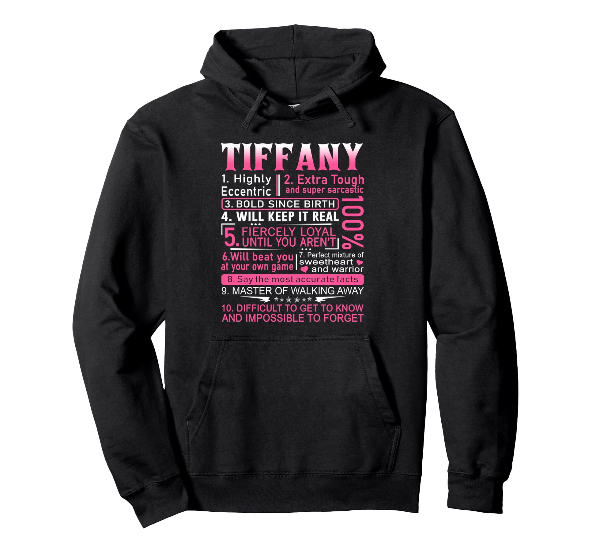 Tiffany Name Personalized Tiffany Hoodie - Casual Everyday Wear for Adults - T-Shirt, Sweatshirt, Hoodie