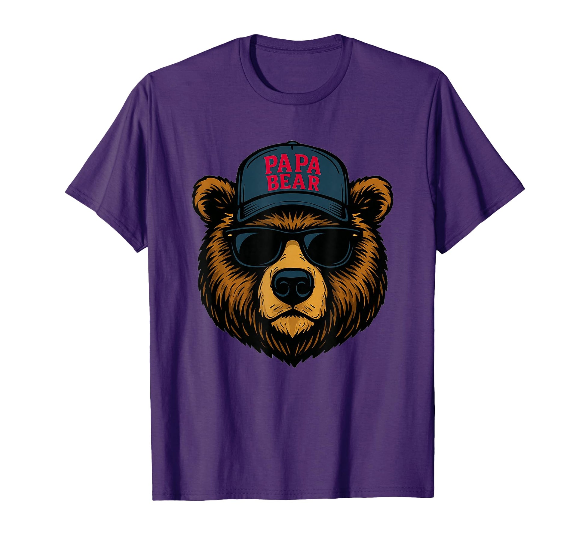 Papa Bear Fathers Day Great Dad T-Shirt - Fun Novelty Design for Adults - T-Shirt, Sweatshirt, Hoodie