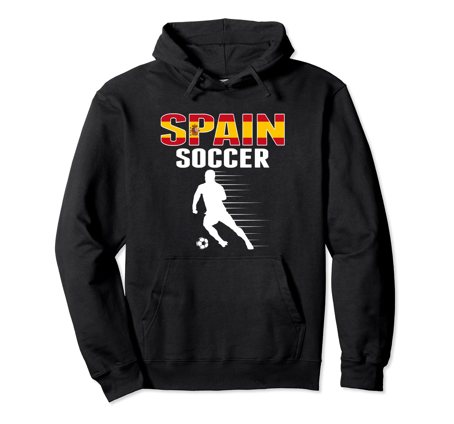 Spain Soccer Fans Jersey Proud Spanish Hoodie - Graphic Print Unisex - T-Shirt, Sweatshirt, Hoodie