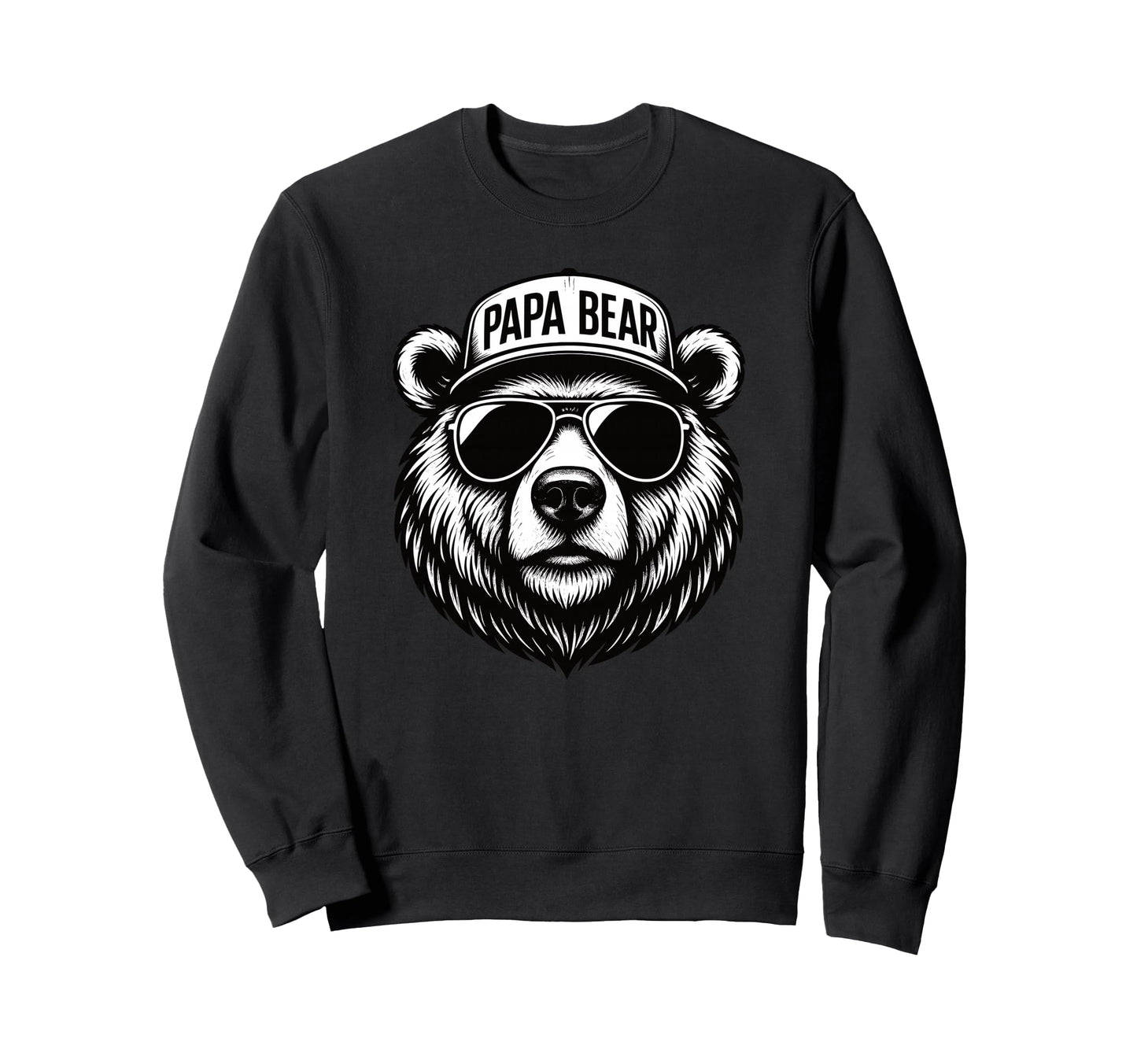 Funny Fathers Day Papa Bear Family Pride Sweatshirt - Graphic Print Unisex - T-Shirt, Sweatshirt, Hoodie