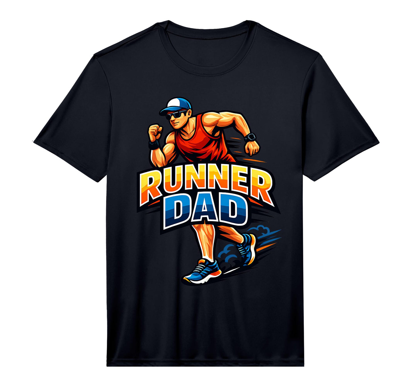 Runner Dad Running Lover Sports T-Shirt - Novelty Apparel for Adults - T-Shirt, Sweatshirt, Hoodie
