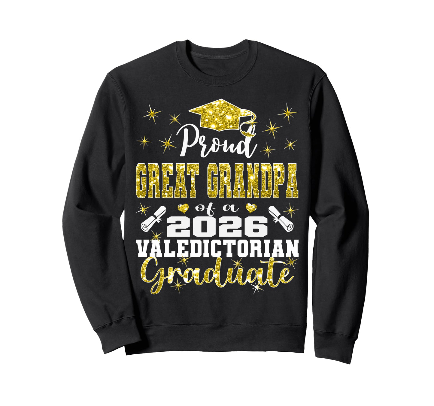 Proud Great Grandpa 2026 Sweatshirt - Aesthetic Graphic Men Women - T-Shirt, Sweatshirt, Hoodie
