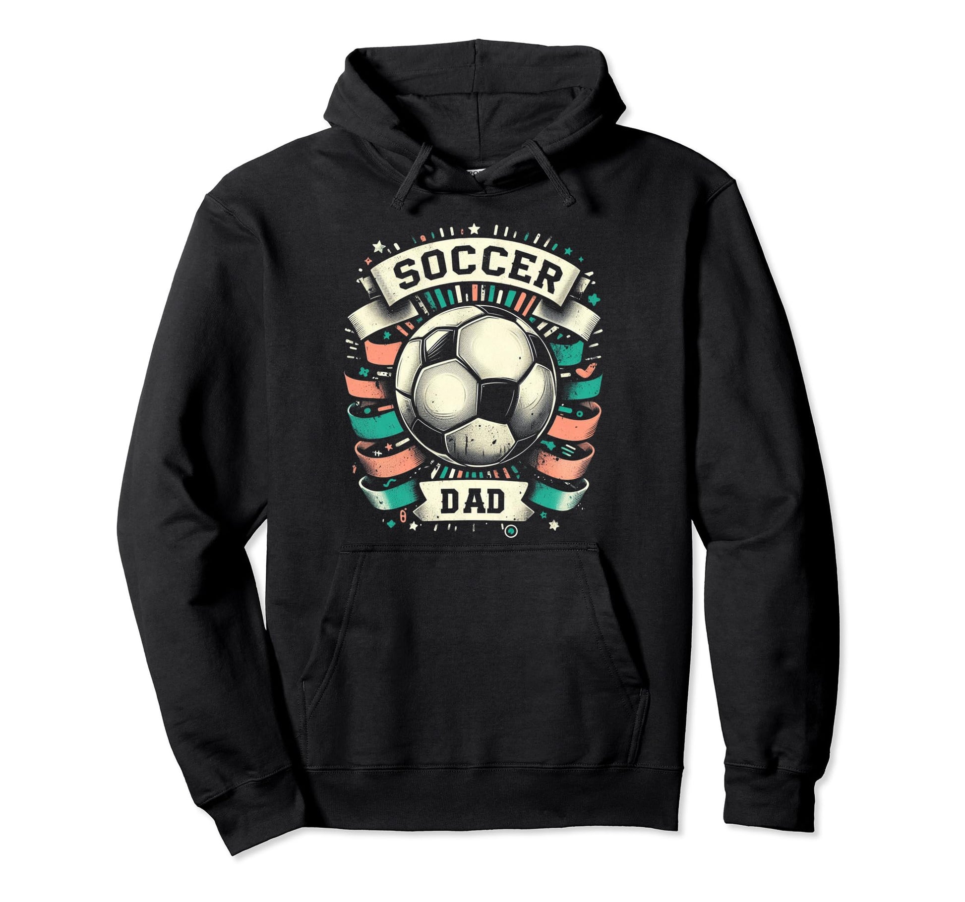 Soccer Dad Family Matching Dad Fathers Hoodie - Unique Graphic for Adults - T-Shirt, Sweatshirt, Hoodie