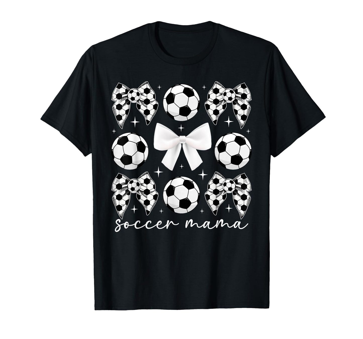 Soccer Mama Coquette Soccer Mom T-Shirt - Minimalist Print for Adults - T-Shirt, Sweatshirt, Hoodie