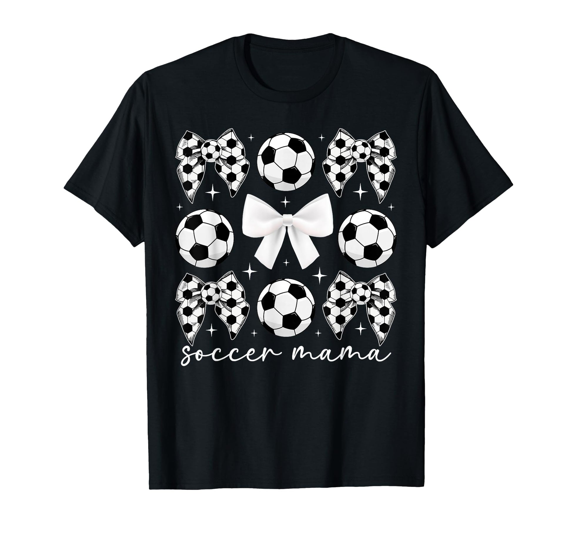 Soccer Mama Coquette Soccer Mom T-Shirt - Minimalist Print for Adults - T-Shirt, Sweatshirt, Hoodie