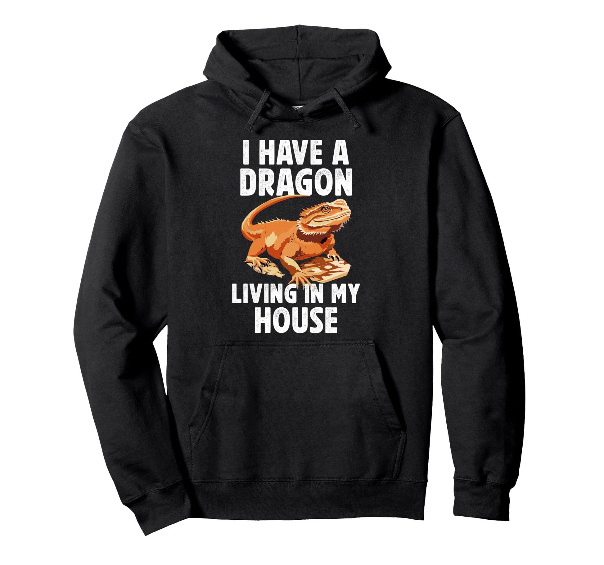 I Have Bearded Dragon Owner Bearded Hoodie - Minimalist Print Unisex - T-Shirt, Sweatshirt, Hoodie