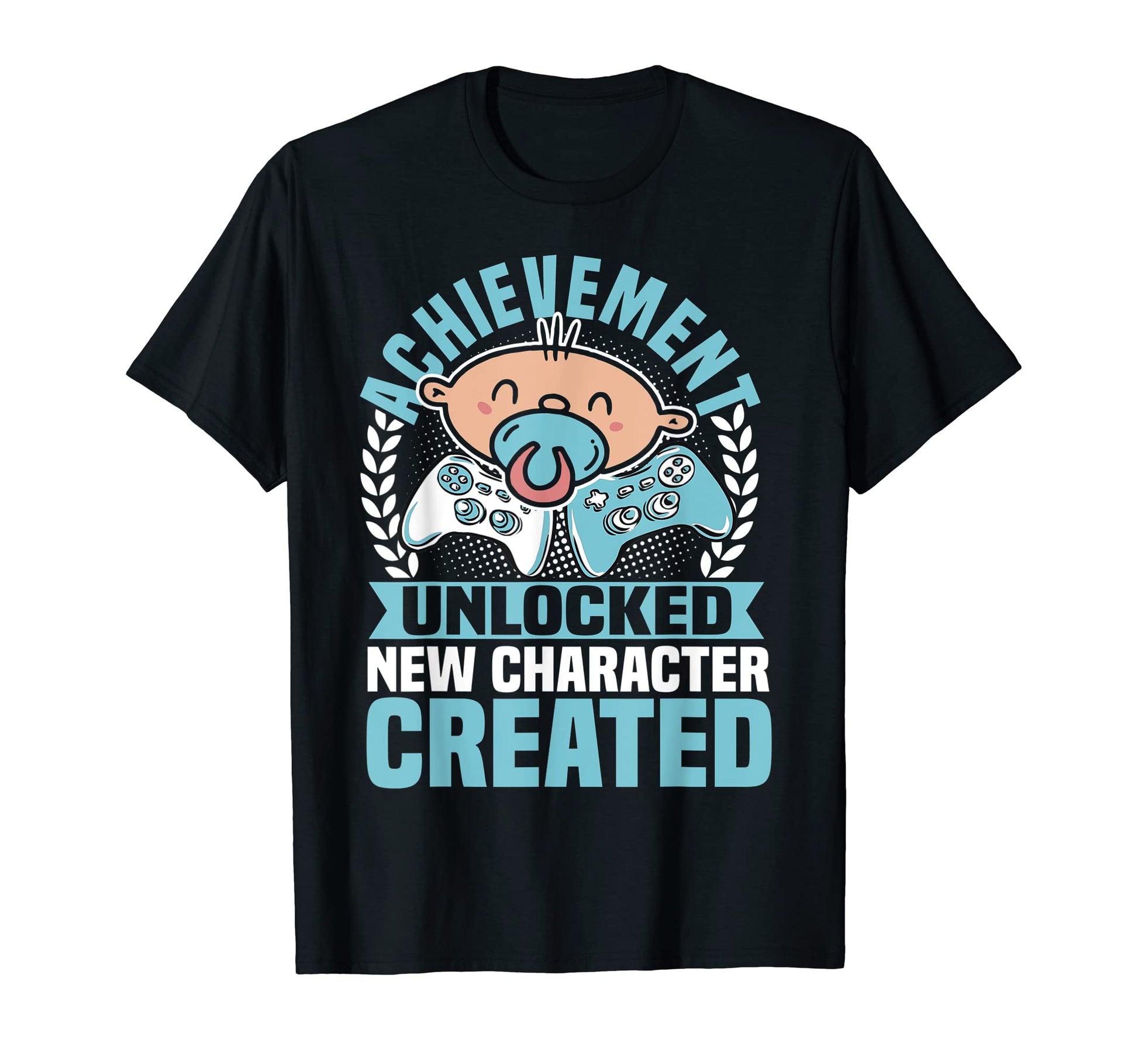 Mens Achievement Unlocked New Charackter T-Shirt - Custom Art Print Unisex - T-Shirt, Sweatshirt, Hoodie
