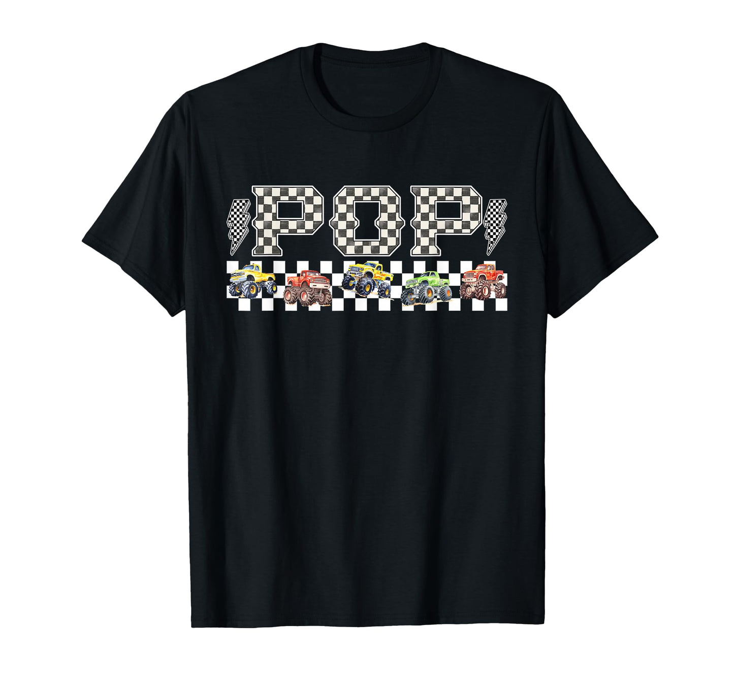Pop Monster Truck Family Crew Birthday T-Shirt - Novelty Apparel Men Women - T-Shirt, Sweatshirt, Hoodie