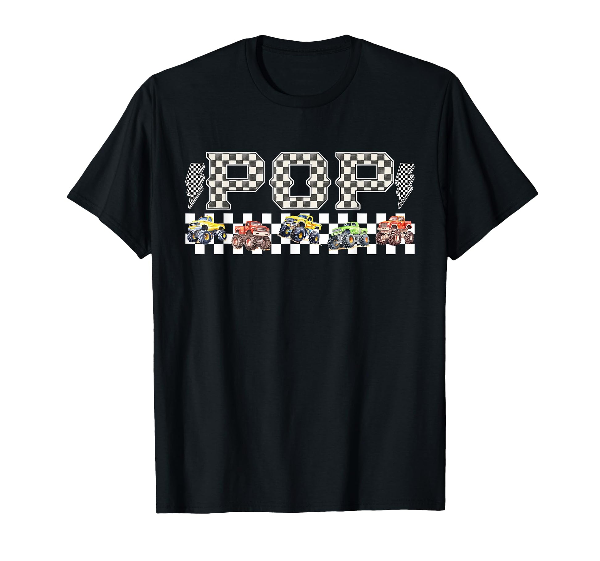 Pop Monster Truck Family Crew Birthday T-Shirt - Novelty Apparel Men Women - T-Shirt, Sweatshirt, Hoodie