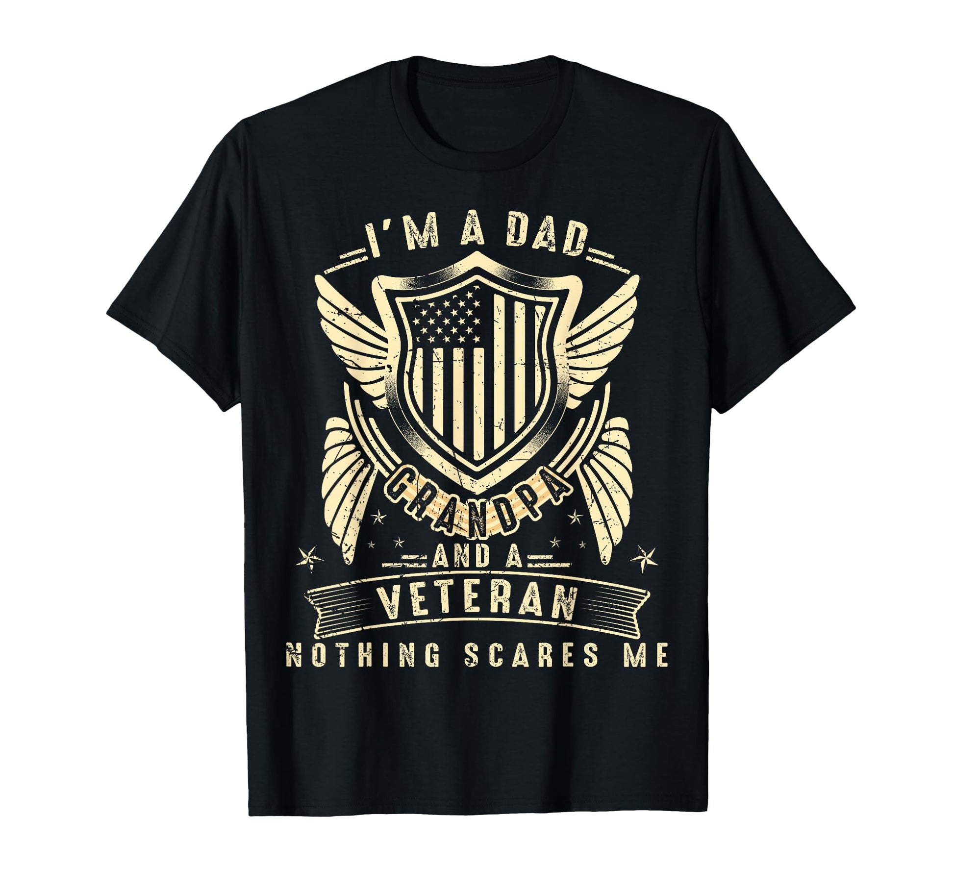 Fathers Day Veterans Day Im Dad Grandpa T-Shirt - Minimalist Print Unisex - T-Shirt, Sweatshirt, Hoodie