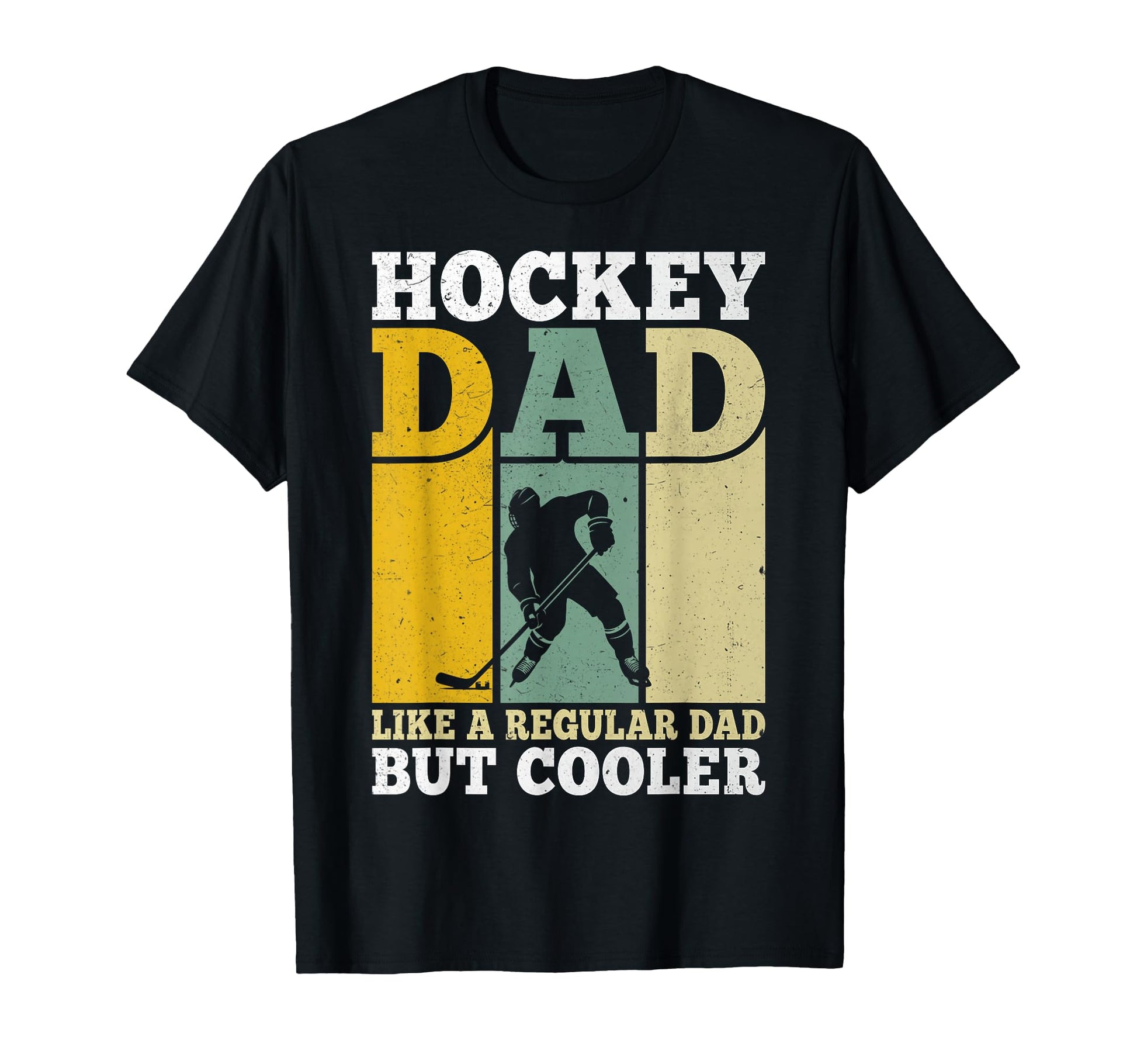 Hockey Dad Like Regular Dad But Cooler T-Shirt - Custom Art Print Unisex - T-Shirt, Sweatshirt, Hoodie