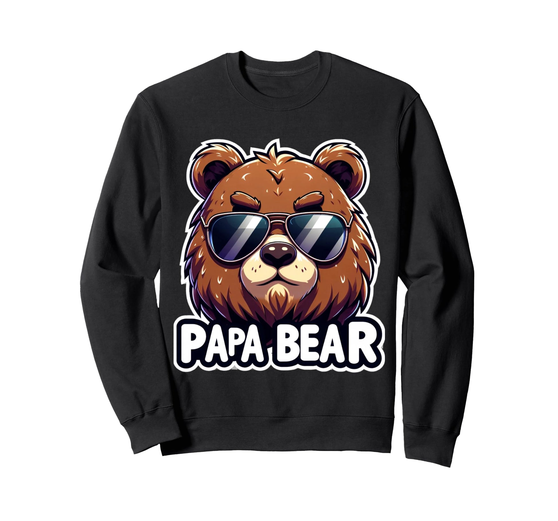 Smooth Papa Bear Shades Sweatshirt - Trendy Graphic Men Women - T-Shirt, Sweatshirt, Hoodie