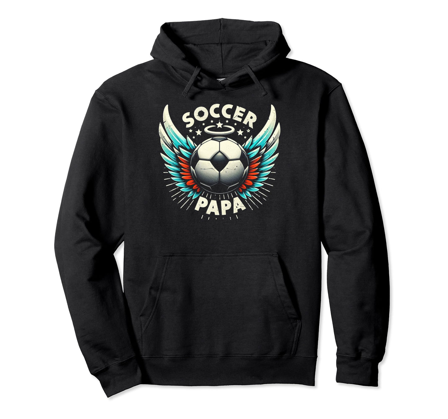 Soccer Papa Family Matching Dad Hoodie - Fun Novelty Design Men Women - T-Shirt, Sweatshirt, Hoodie