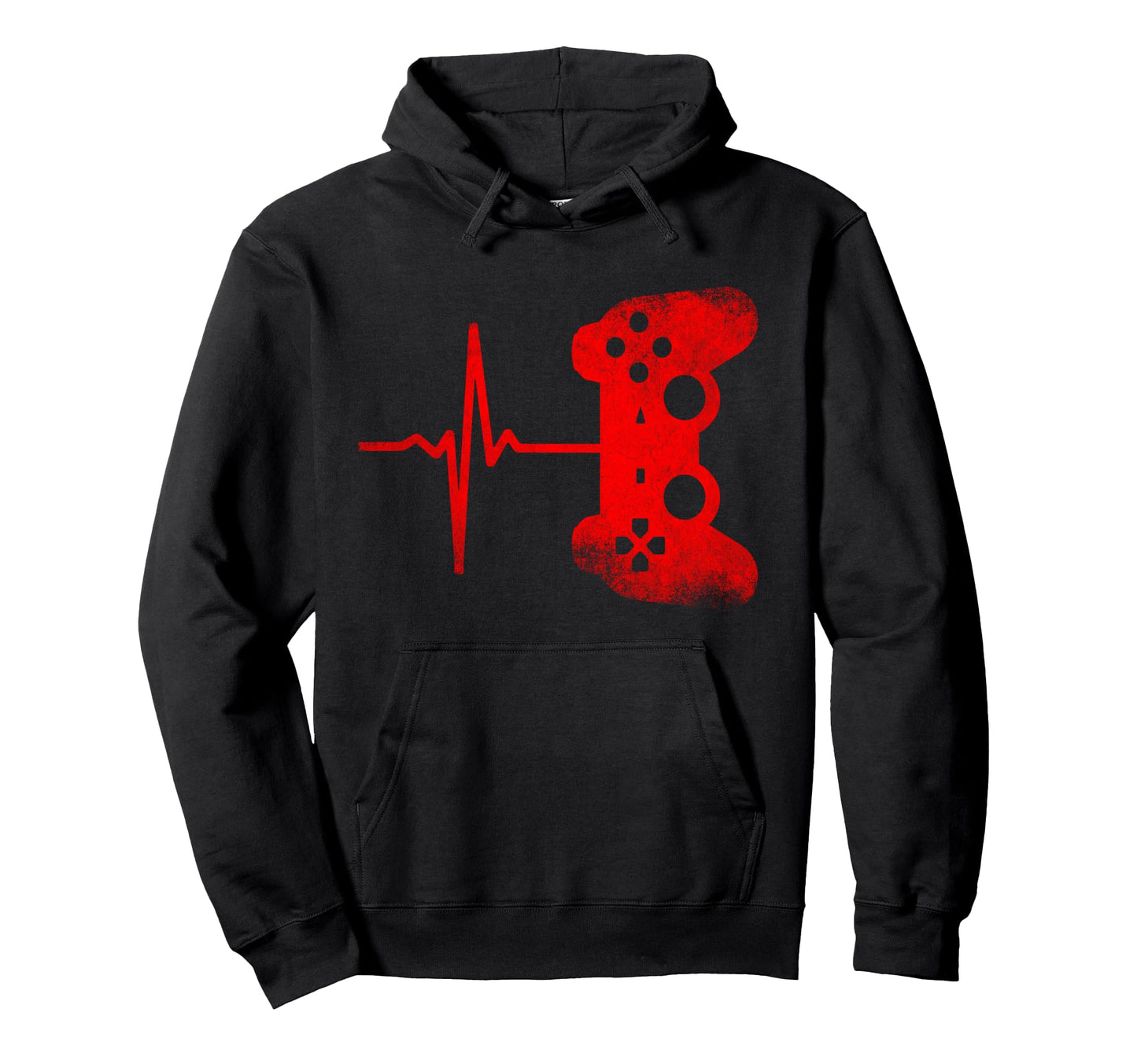 Gamer Heartbeat Video Games Gaming Teens Hoodie - Graphic Print Men Women - T-Shirt, Sweatshirt, Hoodie