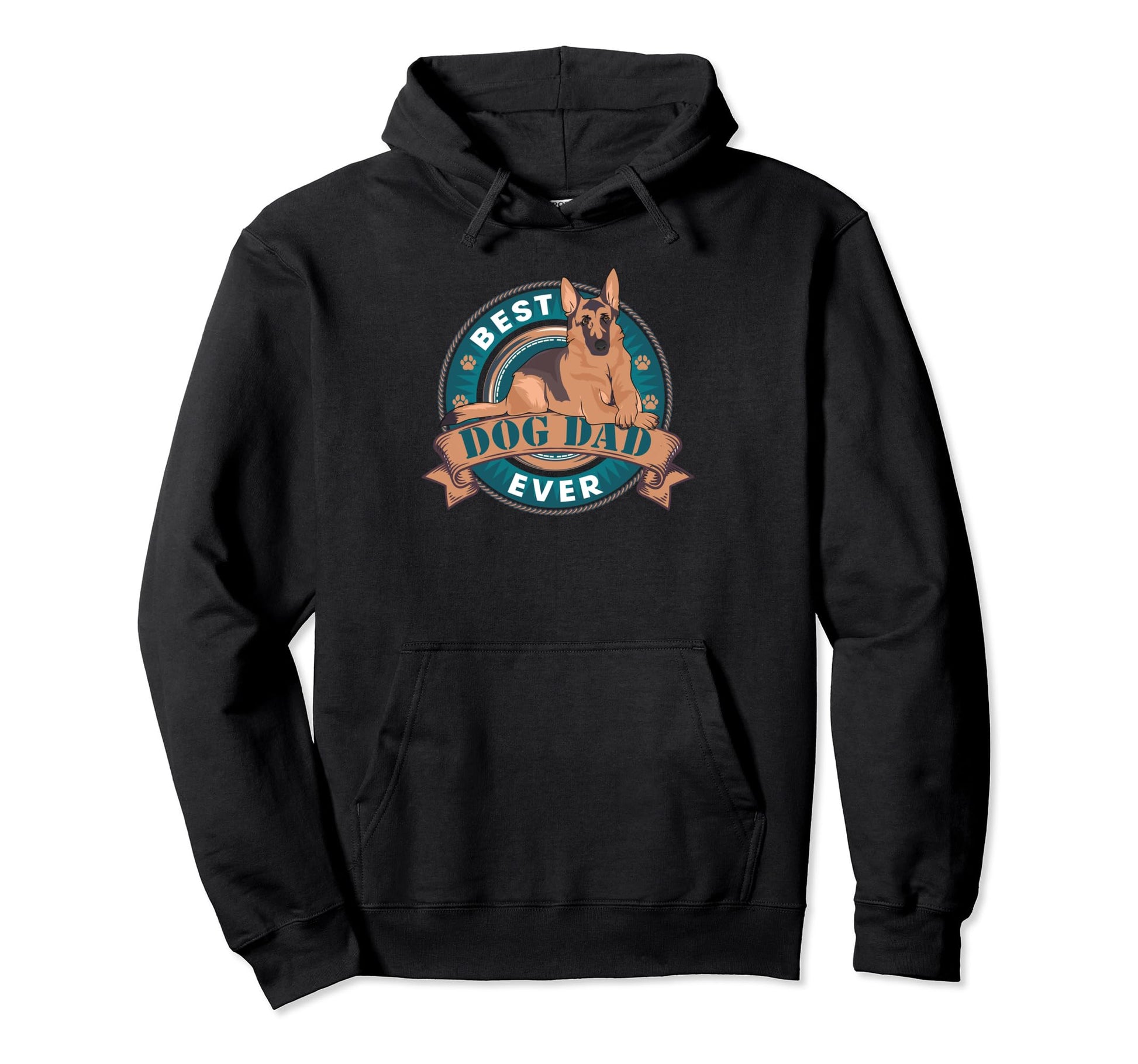 Best Shepherd Dog Dad Ever Hoodie - Novelty Apparel Unisex - T-Shirt, Sweatshirt, Hoodie