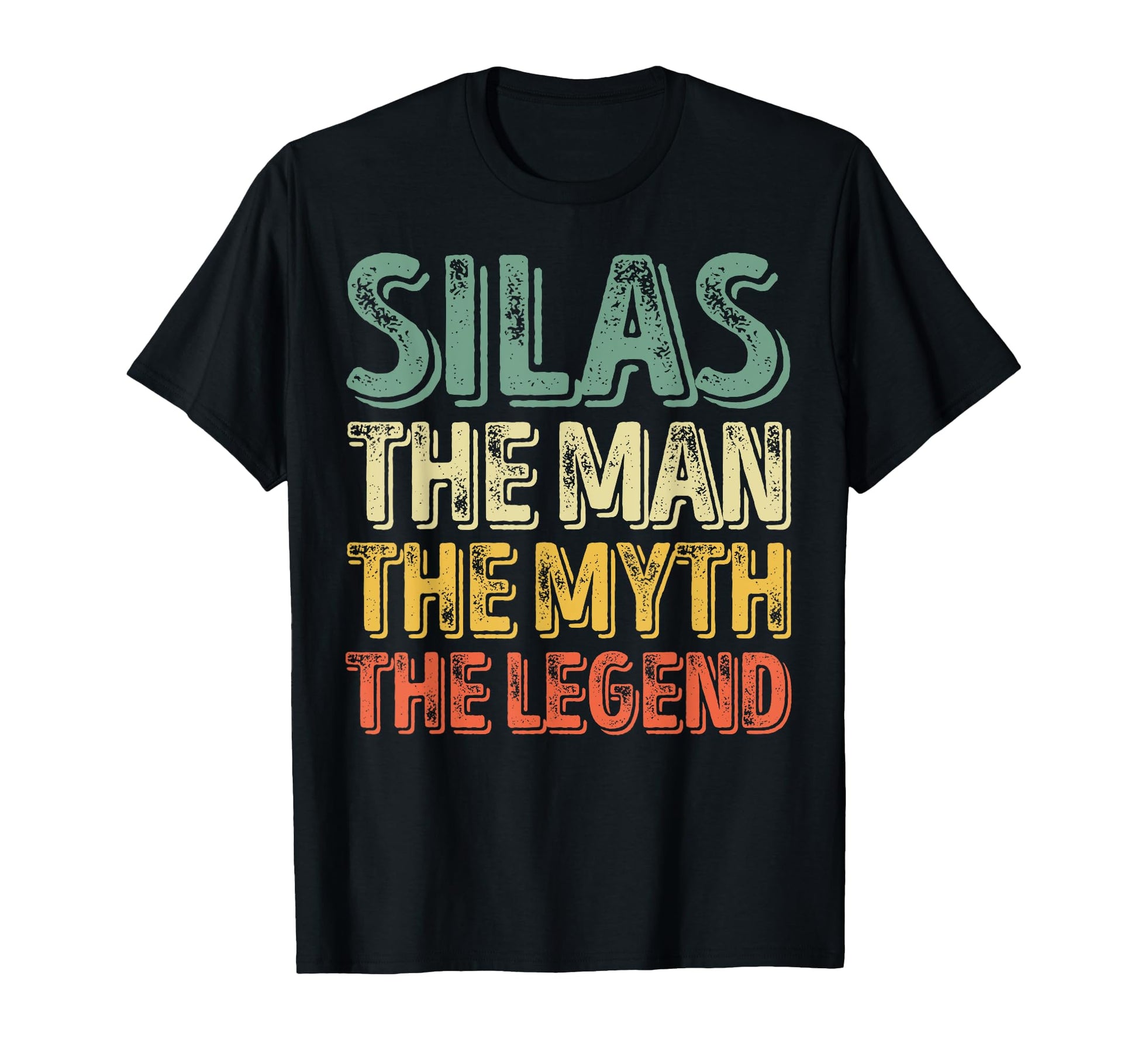 Silas Myth Legend First Name Silas T-Shirt - Custom Art Print Unisex - T-Shirt, Sweatshirt, Hoodie