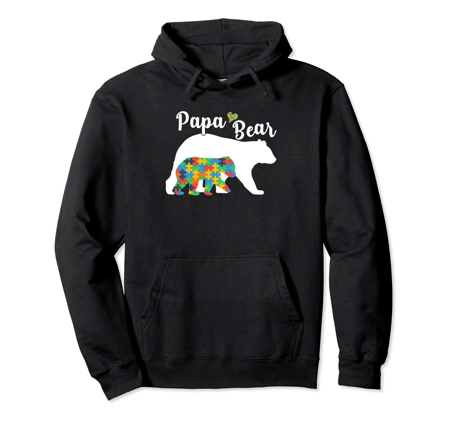 Autistic Support Autism Awareness Papa Hoodie - Fun Novelty Design Unisex - T-Shirt, Sweatshirt, Hoodie