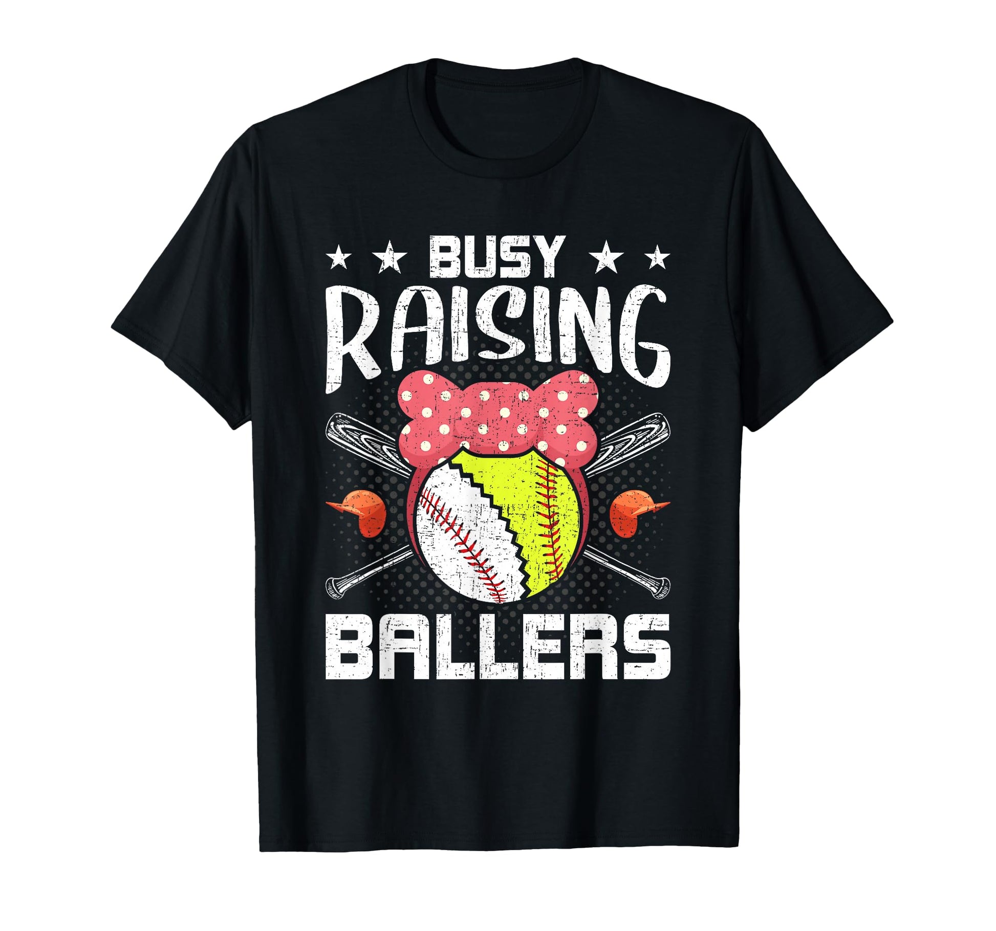 Busy Raising Ballers Baseball Lover Mom T-Shirt - Aesthetic Graphic Unisex - T-Shirt, Sweatshirt, Hoodie