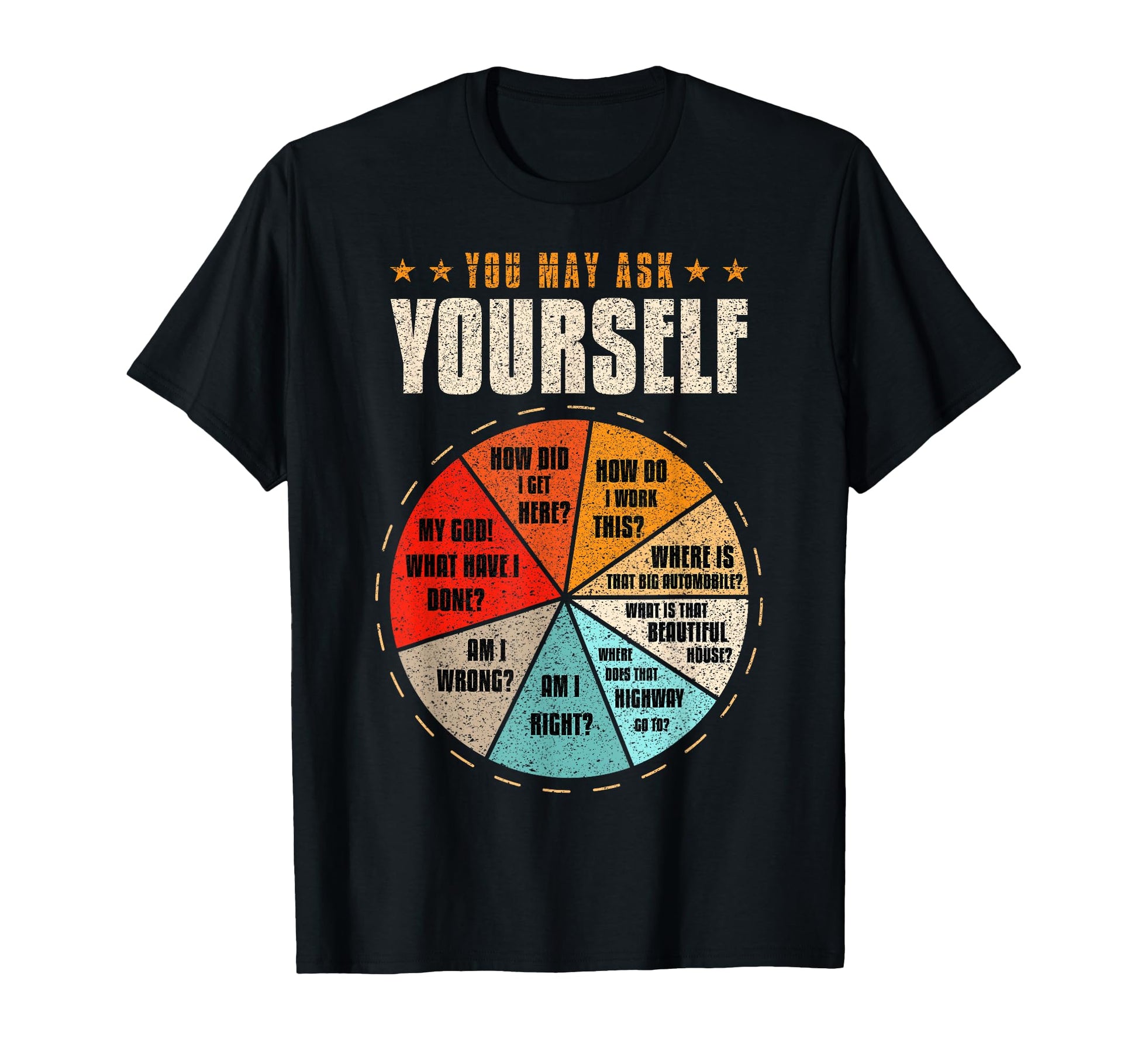 You May Ask Yourself 80S Old T-Shirt - Casual Everyday Wear for Adults - T-Shirt, Sweatshirt, Hoodie