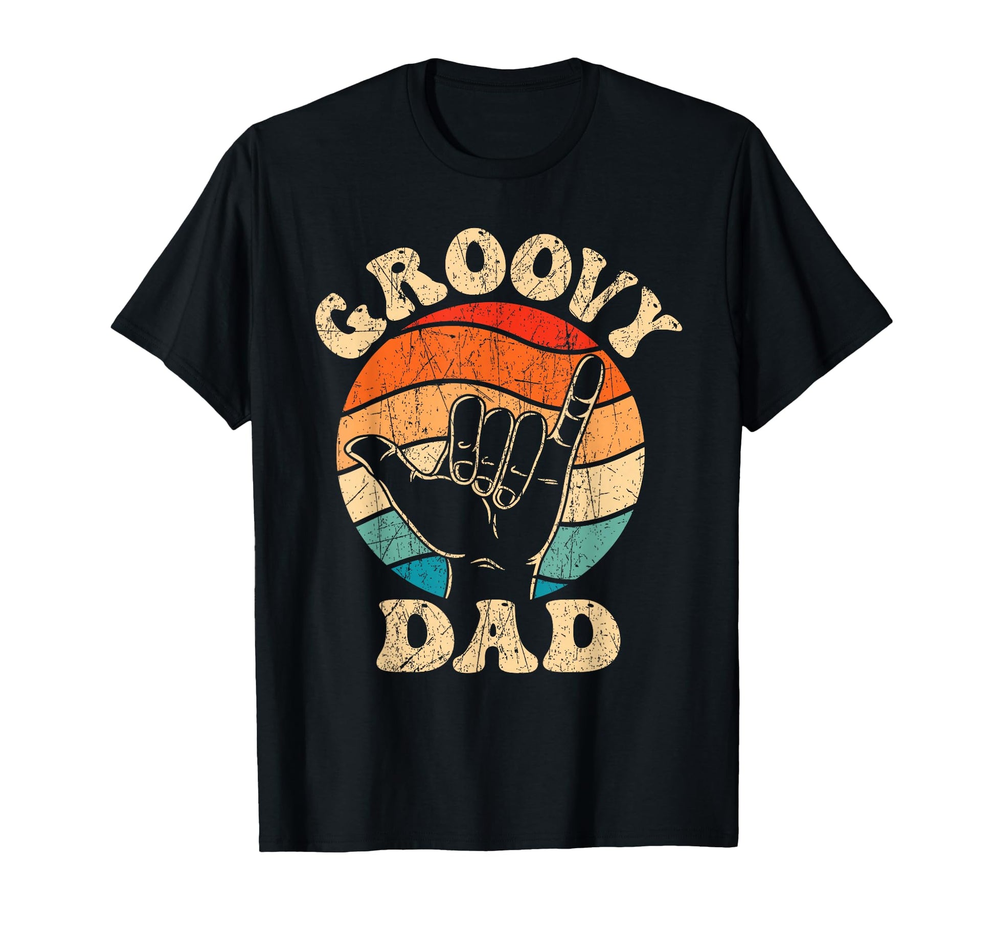 Groovy Dad 70S Aesthetic Nostalgia T-Shirt - Graphic Print for Adults - T-Shirt, Sweatshirt, Hoodie