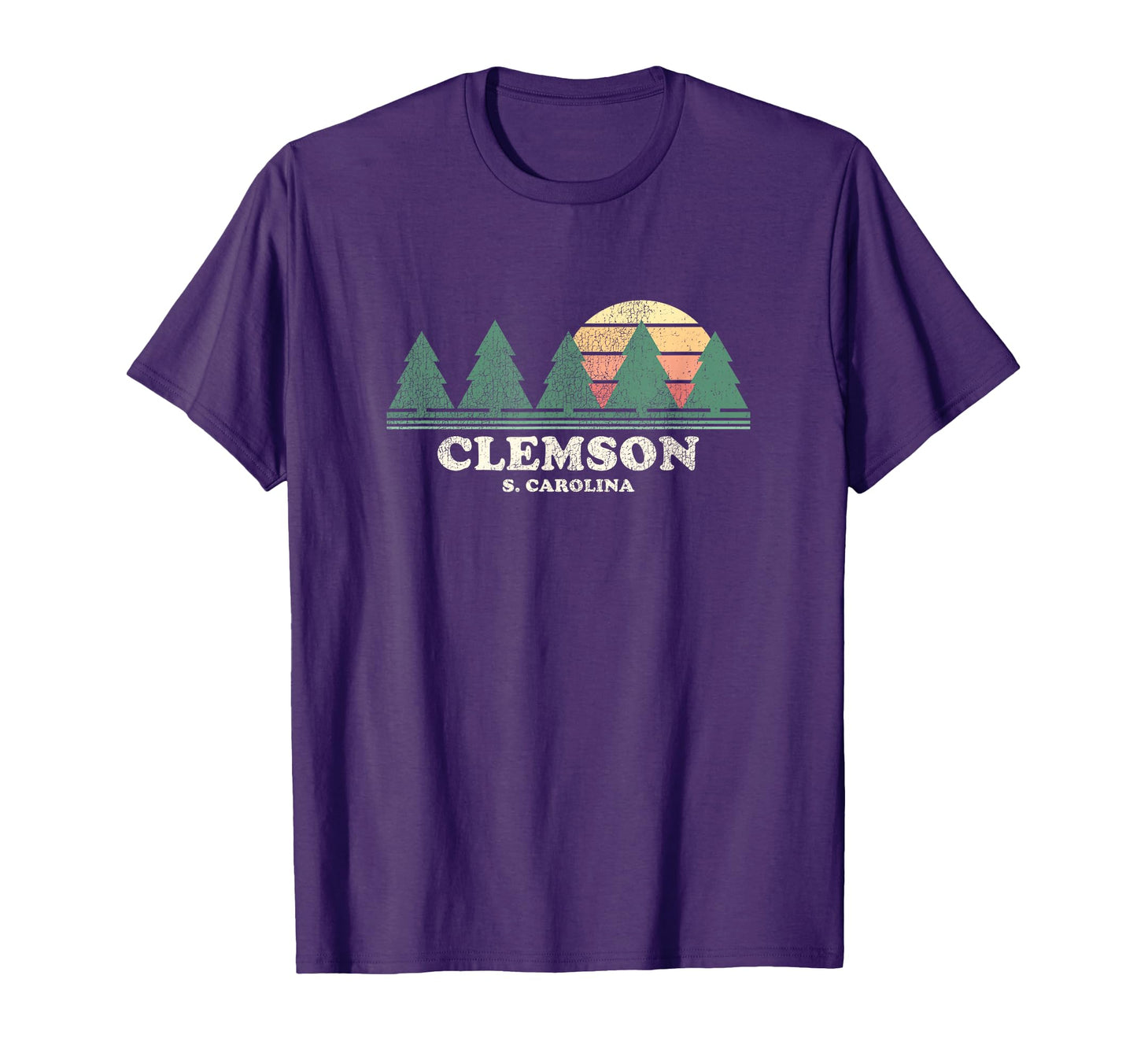 Clemson Sc Throwback 70S T-Shirt - Casual Everyday Wear for Adults - T-Shirt, Sweatshirt, Hoodie