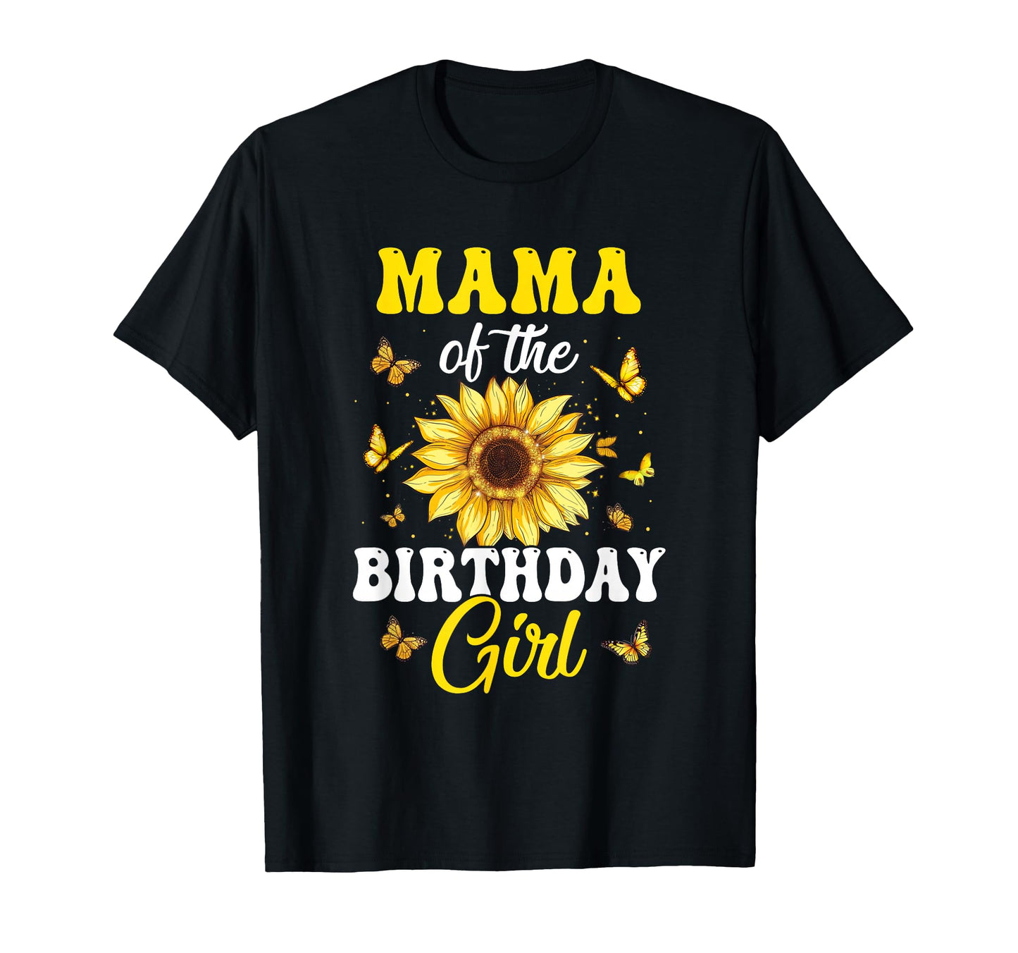 Mama Birthday Sunflower Party Family T-Shirt - Graphic Print for Adults - T-Shirt, Sweatshirt, Hoodie