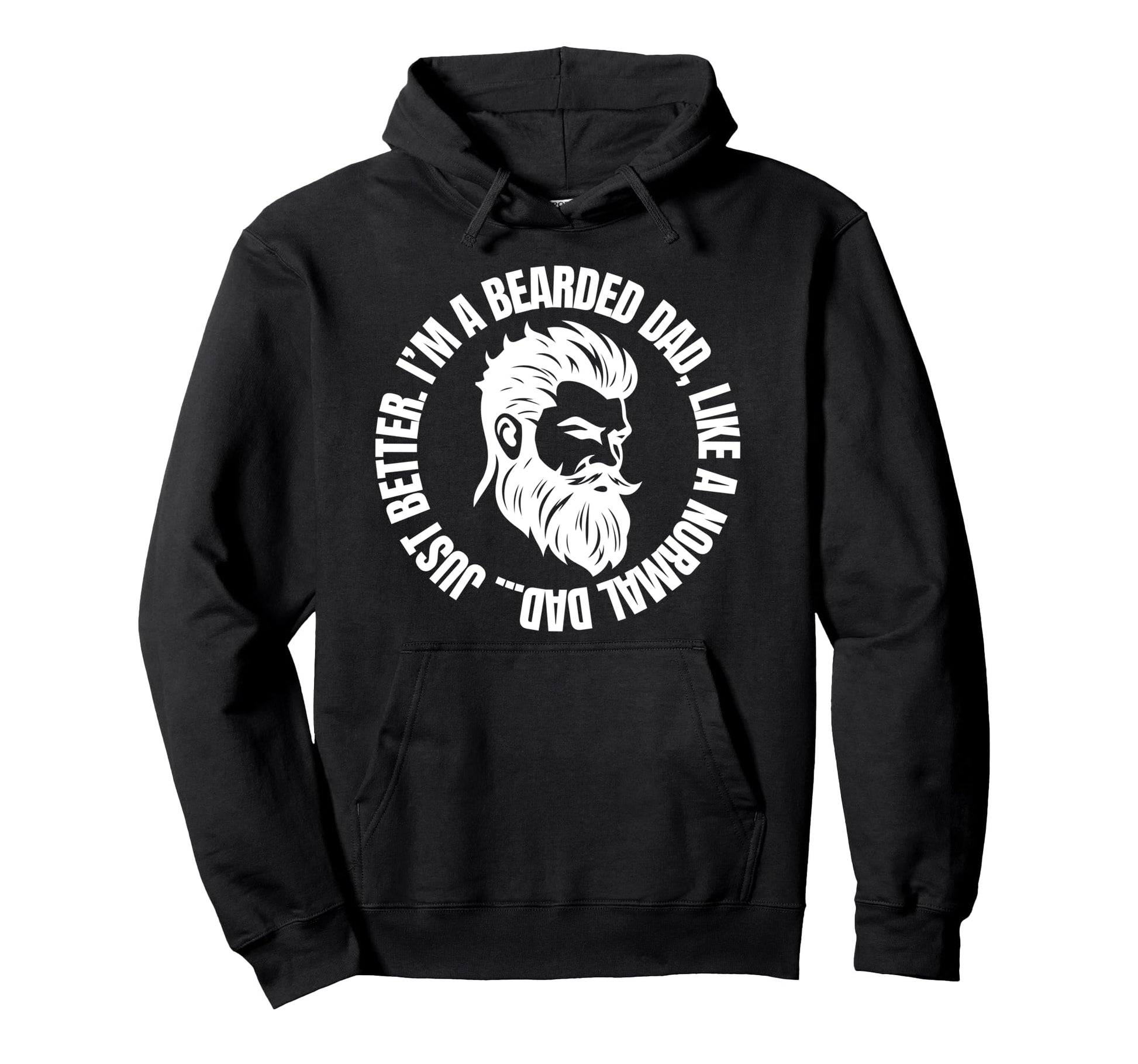 Weight Lifting Bearded Dad Fitness Gym Hoodie - Novelty Apparel Men Women - T-Shirt, Sweatshirt, Hoodie