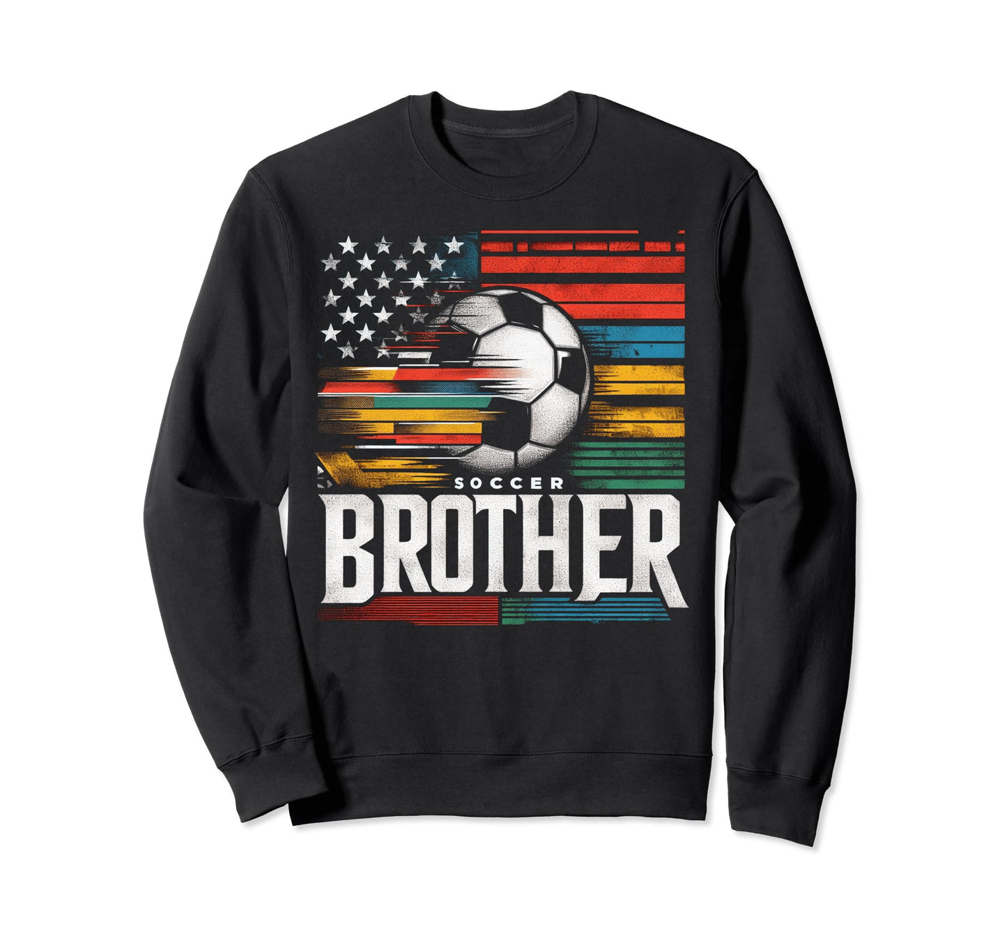 Soccer Brother Family Matching Sweatshirt - Aesthetic Graphic Men Women - T-Shirt, Sweatshirt, Hoodie