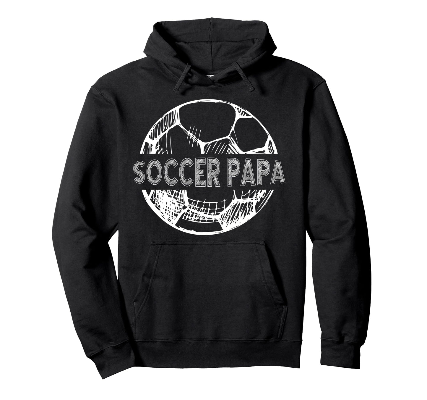 Soccer Papa Grandpa Papa Soccer Hoodie - Streetwear Style for Adults - T-Shirt, Sweatshirt, Hoodie