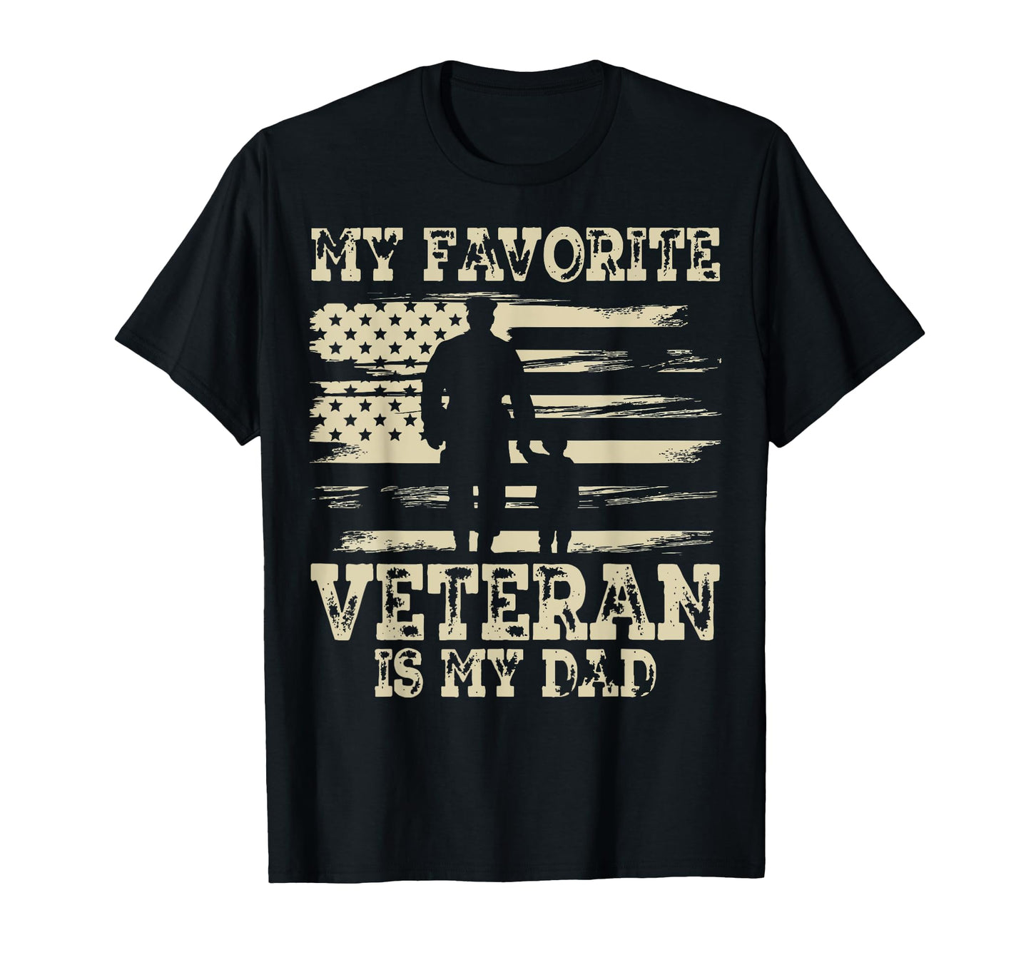 Usa Dad Veteran Father Military Hoodie - Custom Art Print for Adults - T-Shirt, Sweatshirt, Hoodie