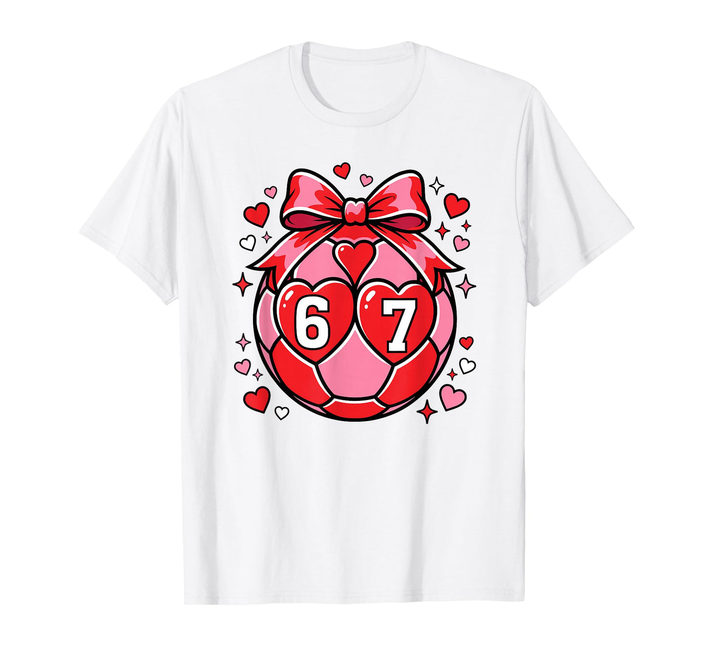 Valentine Soccer Love Football And T-Shirt - Trendy Graphic for Adults - T-Shirt, Sweatshirt, Hoodie