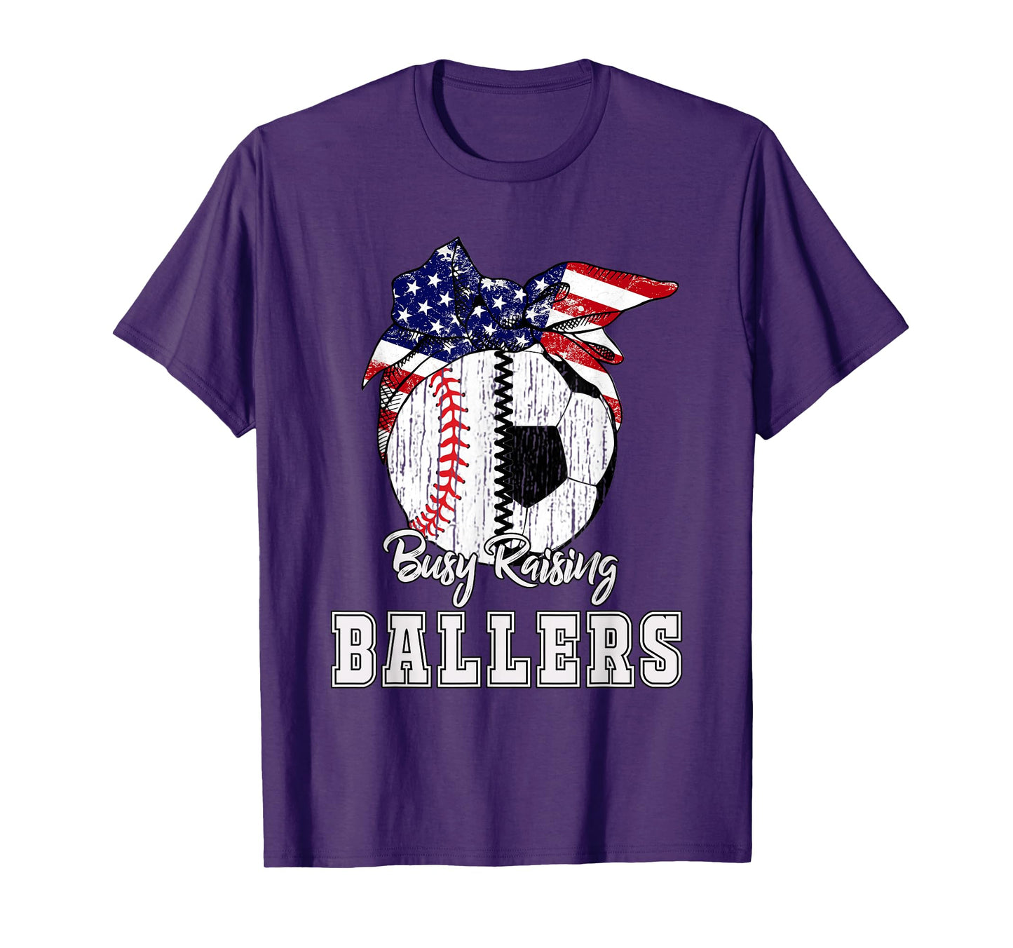 Busy Raising Ballers Baseball Soccer T-Shirt - Streetwear Style Unisex - T-Shirt, Sweatshirt, Hoodie
