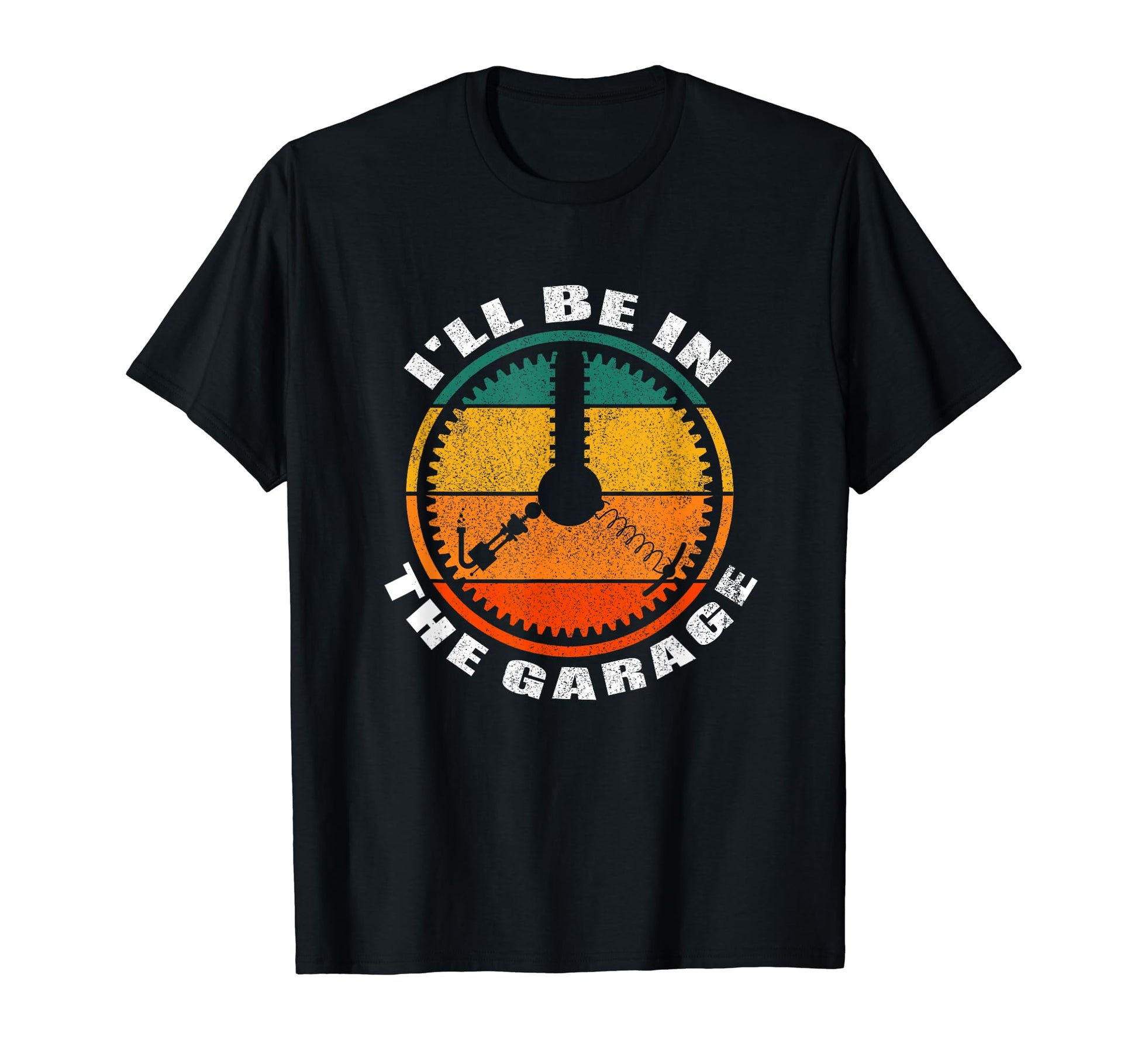 Ill Be Garage Funny Car Mechanic T-Shirt - Casual Everyday Wear for Adults - T-Shirt, Sweatshirt, Hoodie