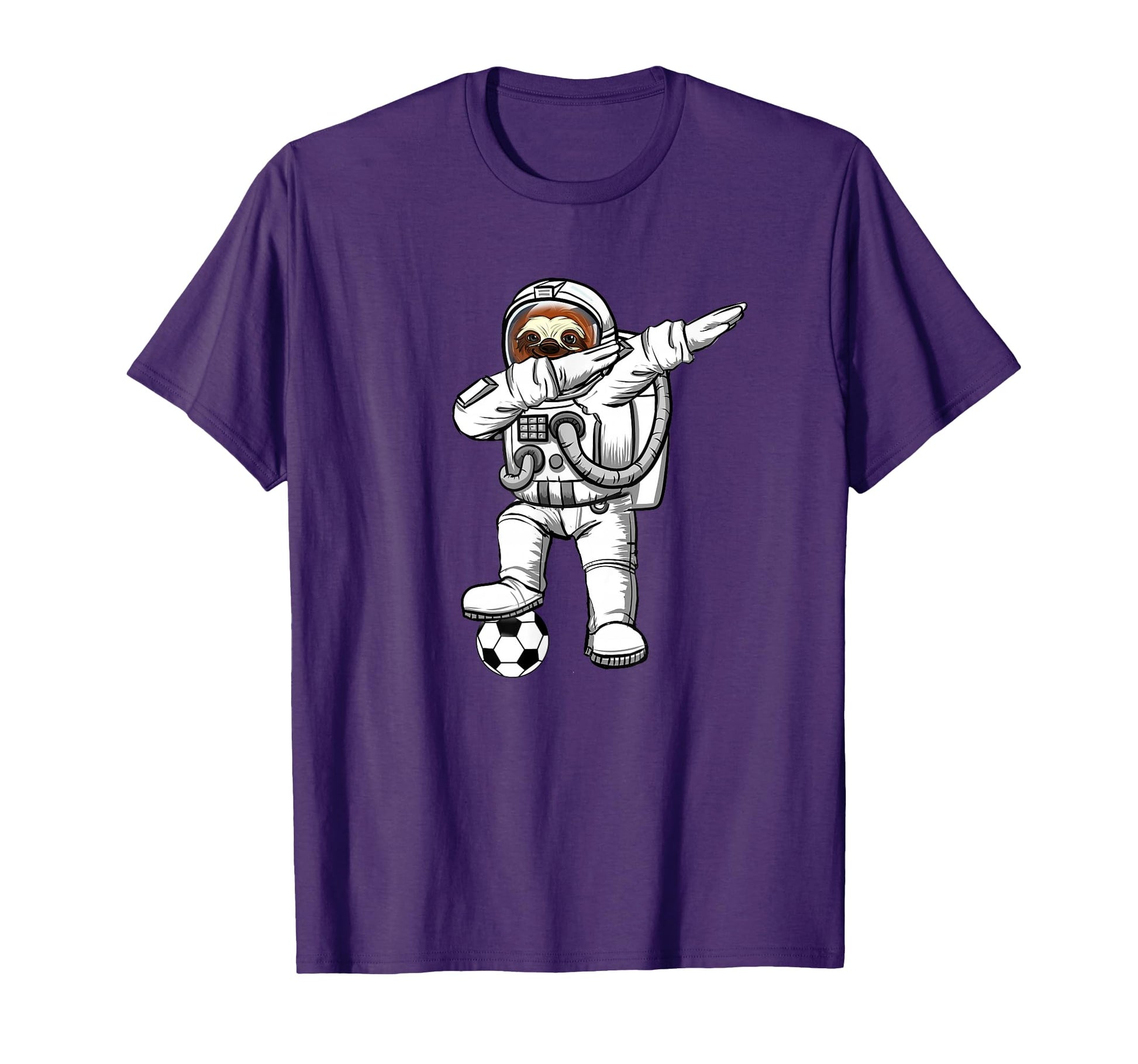 Astronaut Astronomy Dabbing Sloth T-Shirt - Fun Novelty Design for Adults - T-Shirt, Sweatshirt, Hoodie