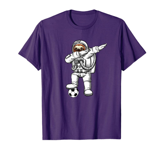 Astronaut Astronomy Dabbing Sloth T-Shirt - Fun Novelty Design for Adults - T-Shirt, Sweatshirt, Hoodie