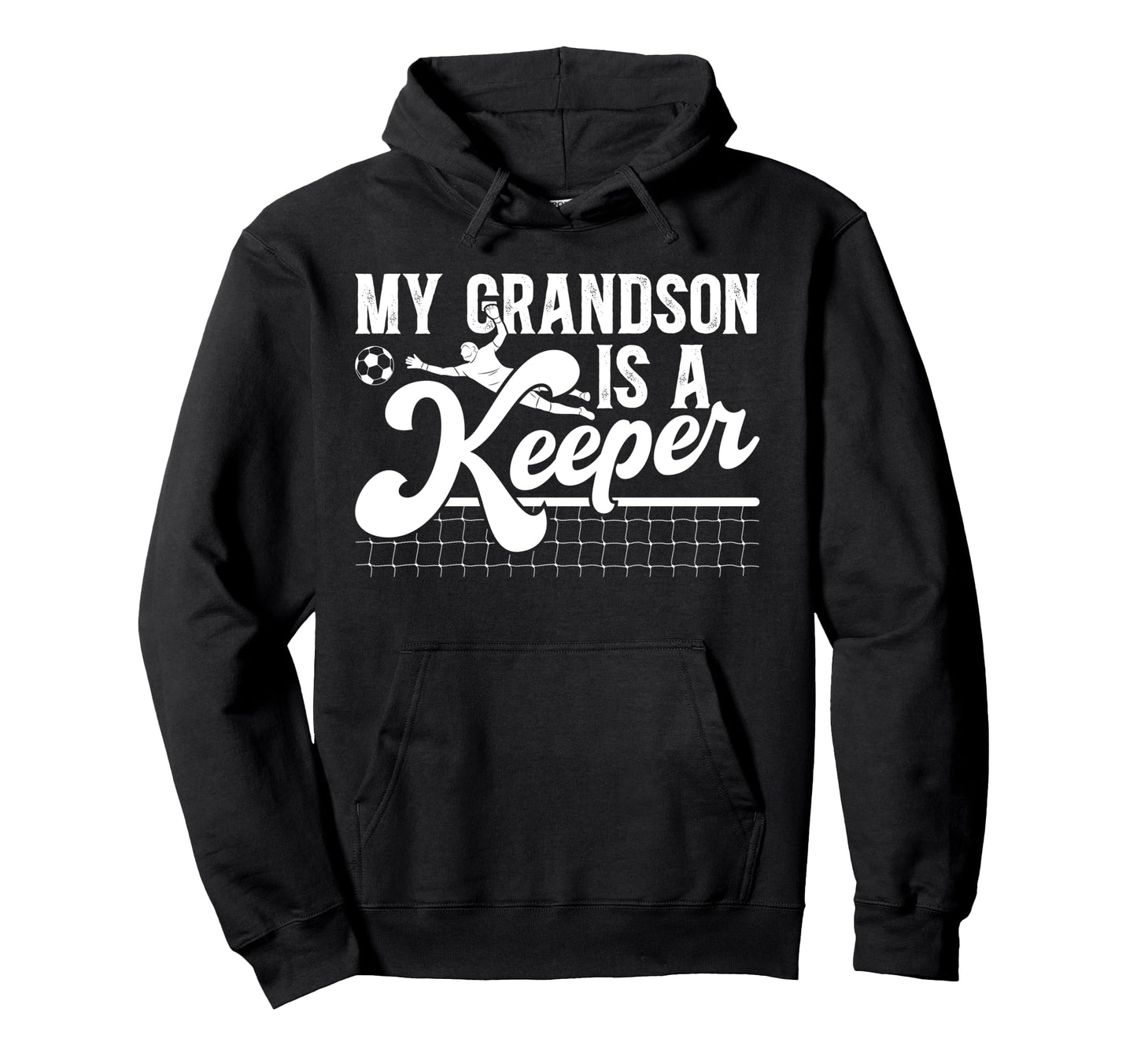 Proud Soccer Keeper Papa Soccer Goalie Hoodie - Novelty Apparel Unisex - T-Shirt, Sweatshirt, Hoodie