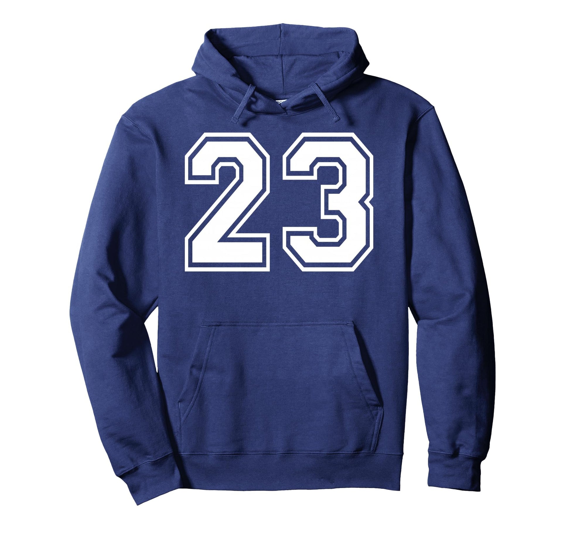 23 Number Twenty Three Team Sports Hoodie - Novelty Apparel for Adults - T-Shirt, Sweatshirt, Hoodie