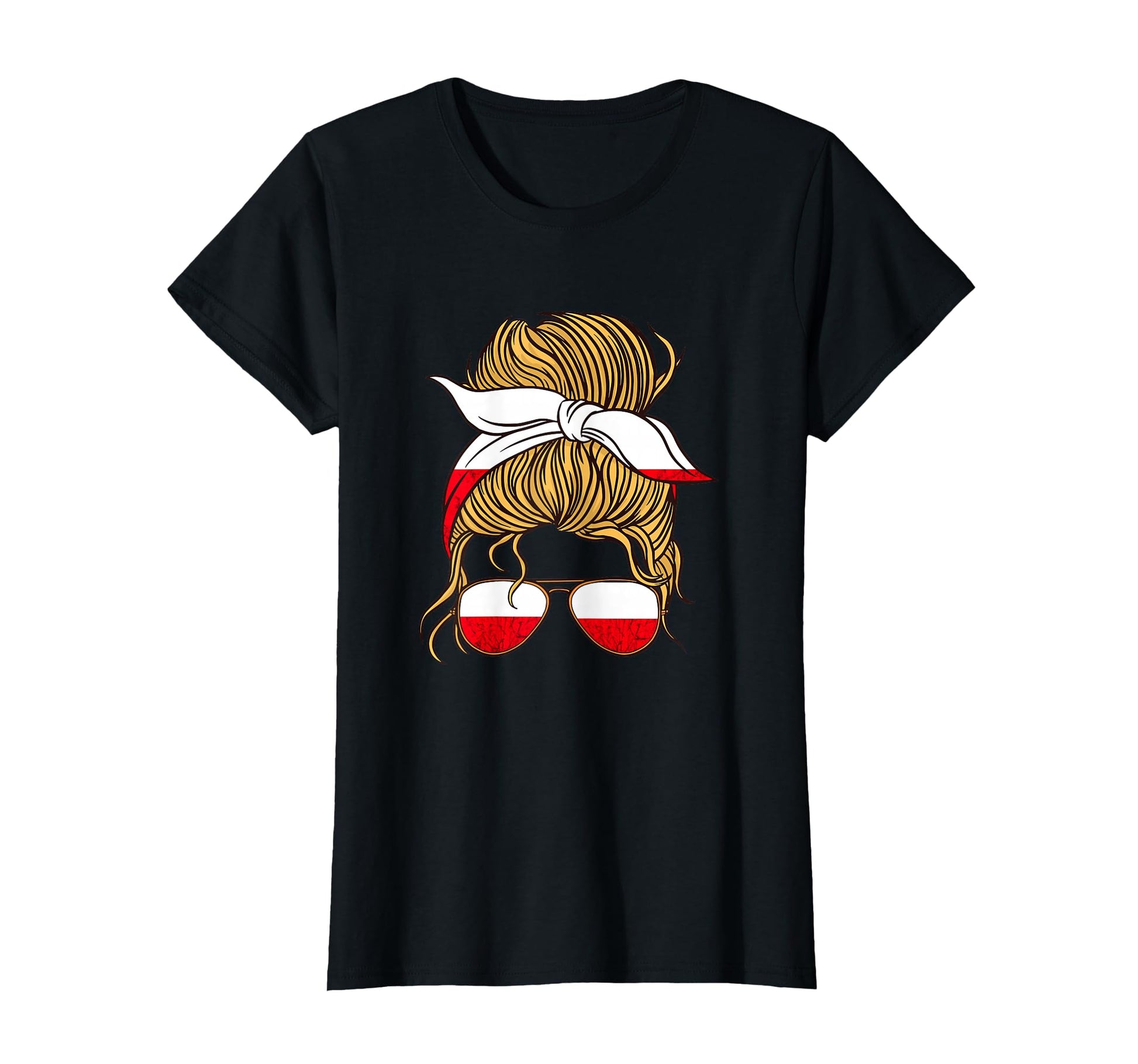 Polska Roots Sunglass Polish Flag Polish T-Shirt - Custom Art Print Unisex - T-Shirt, Sweatshirt, Hoodie